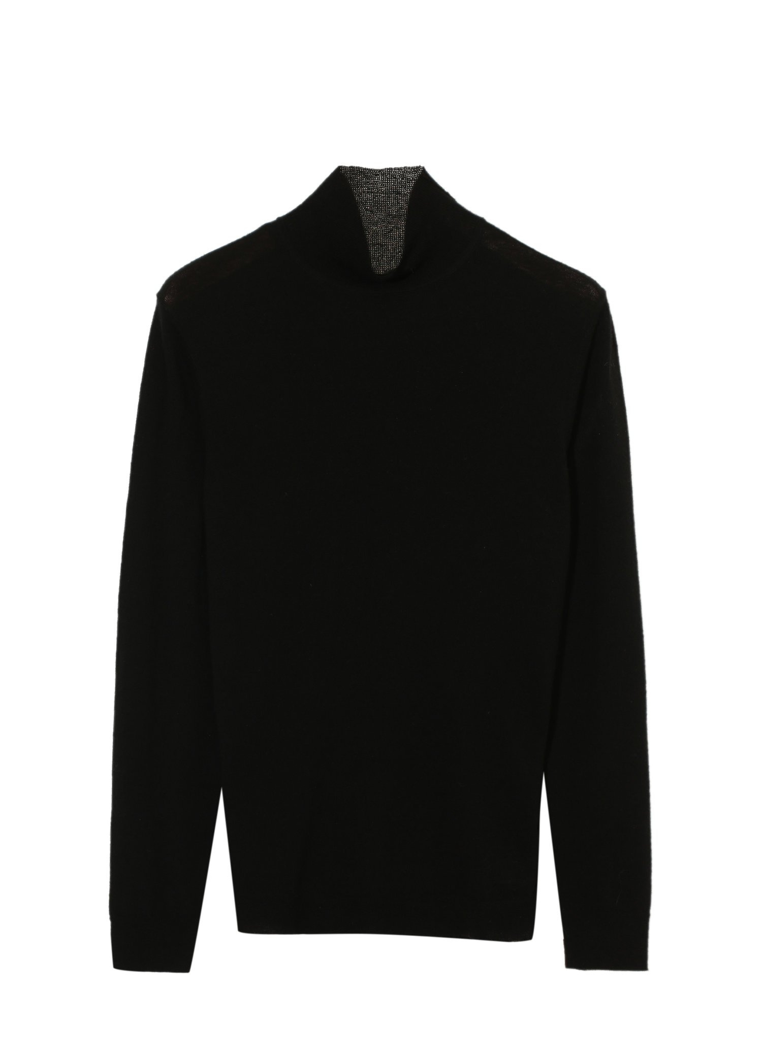Black Turtle Neck Cashmere Sweater — JNBY