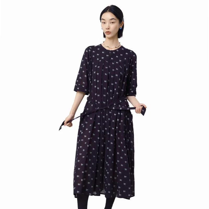 Cotton printed pocket dress AGoodFun Cotton printed pocket dress AGoodFun