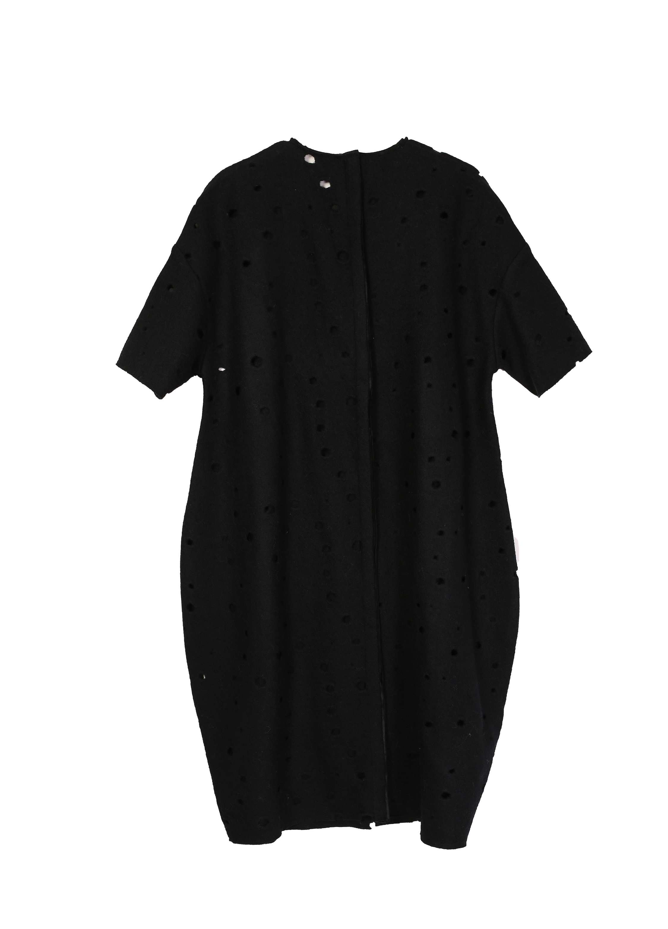 Cocoon Silhouette Wool Dress — JNBY
