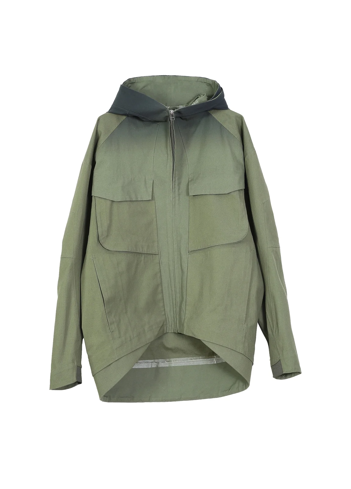 【BAON】[unisex] Makepu Cotton Over Jacket Colorblock Windbreaker Jacket in Grey | Minga London – Minga