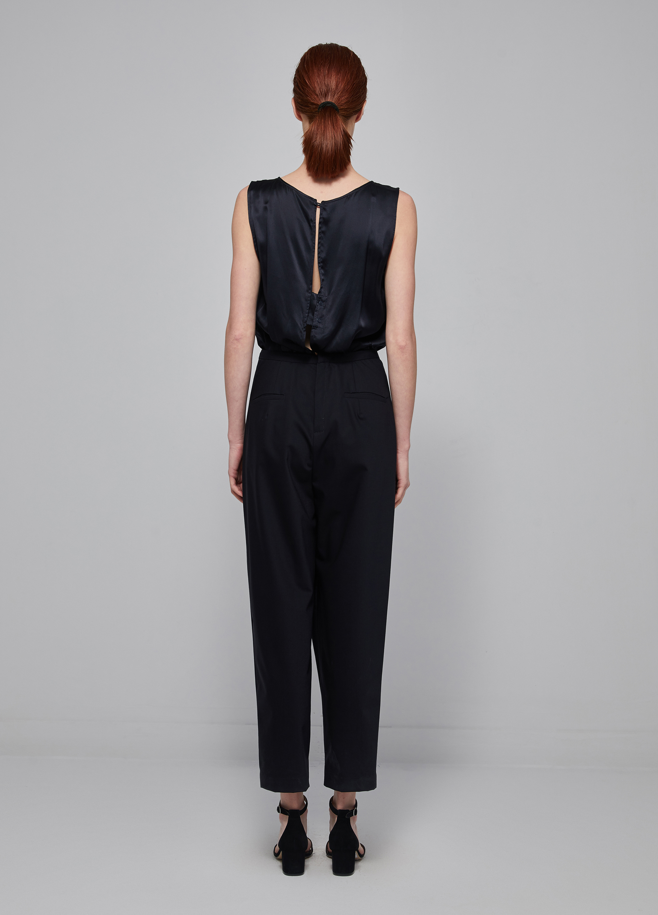 Overlay-Front Jumpsuit — JNBY