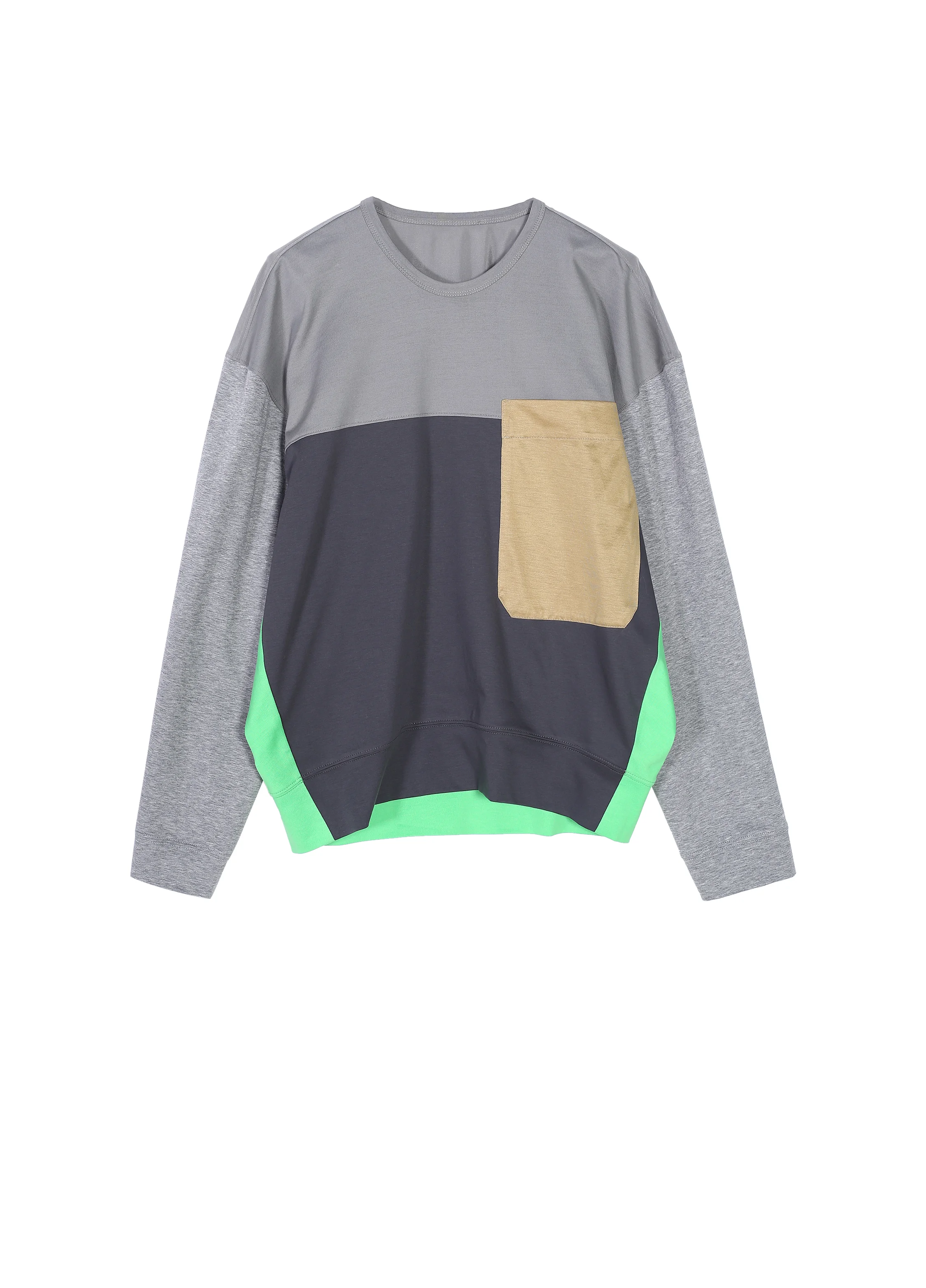 Color Block Dropped Shoulder Top — JNBY