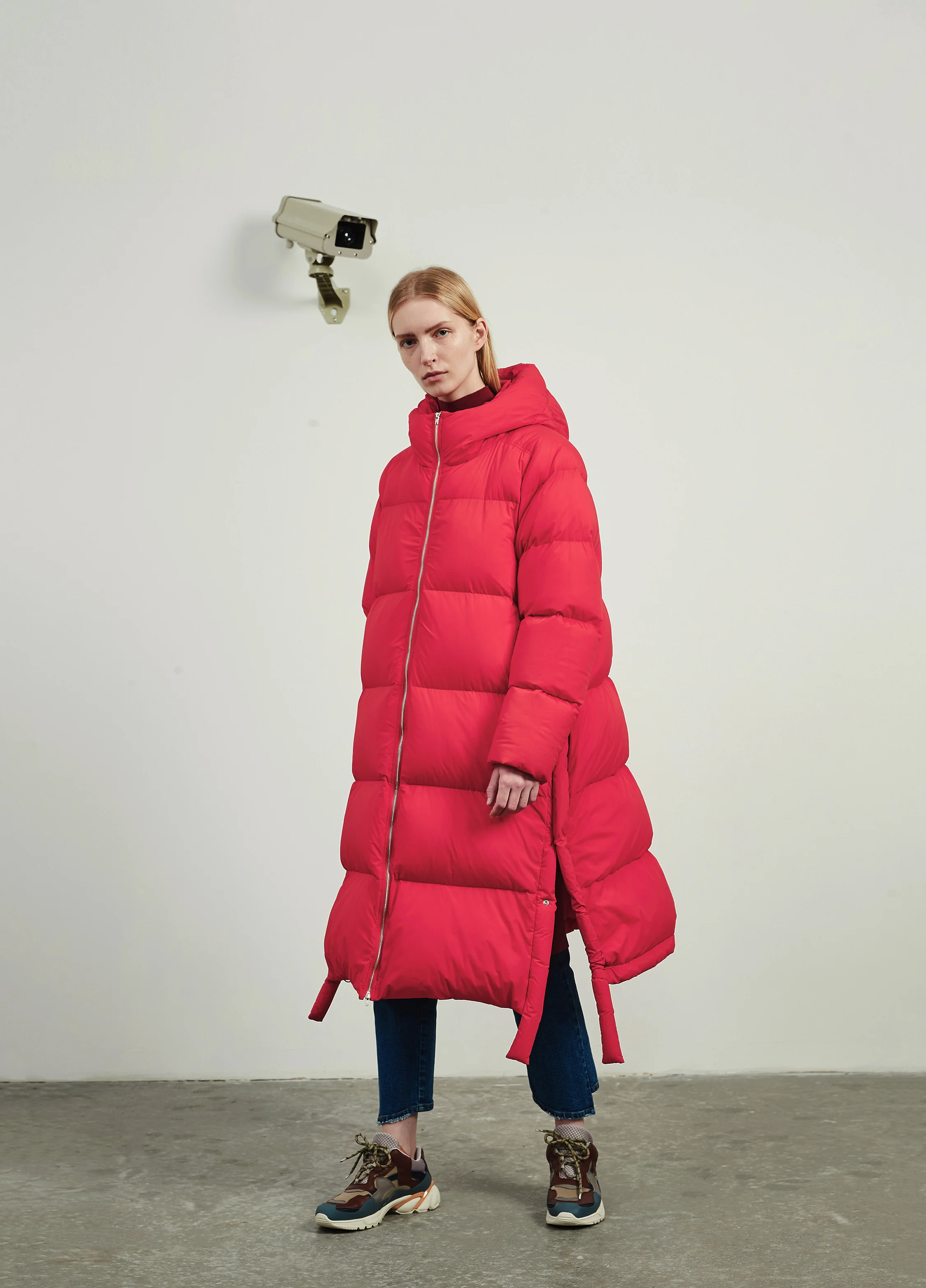 Arredoun Long Down Jacket ★関税込★ Down Coat With Side Detail (Ultra Warm) — AGoodFun (fka JNBY