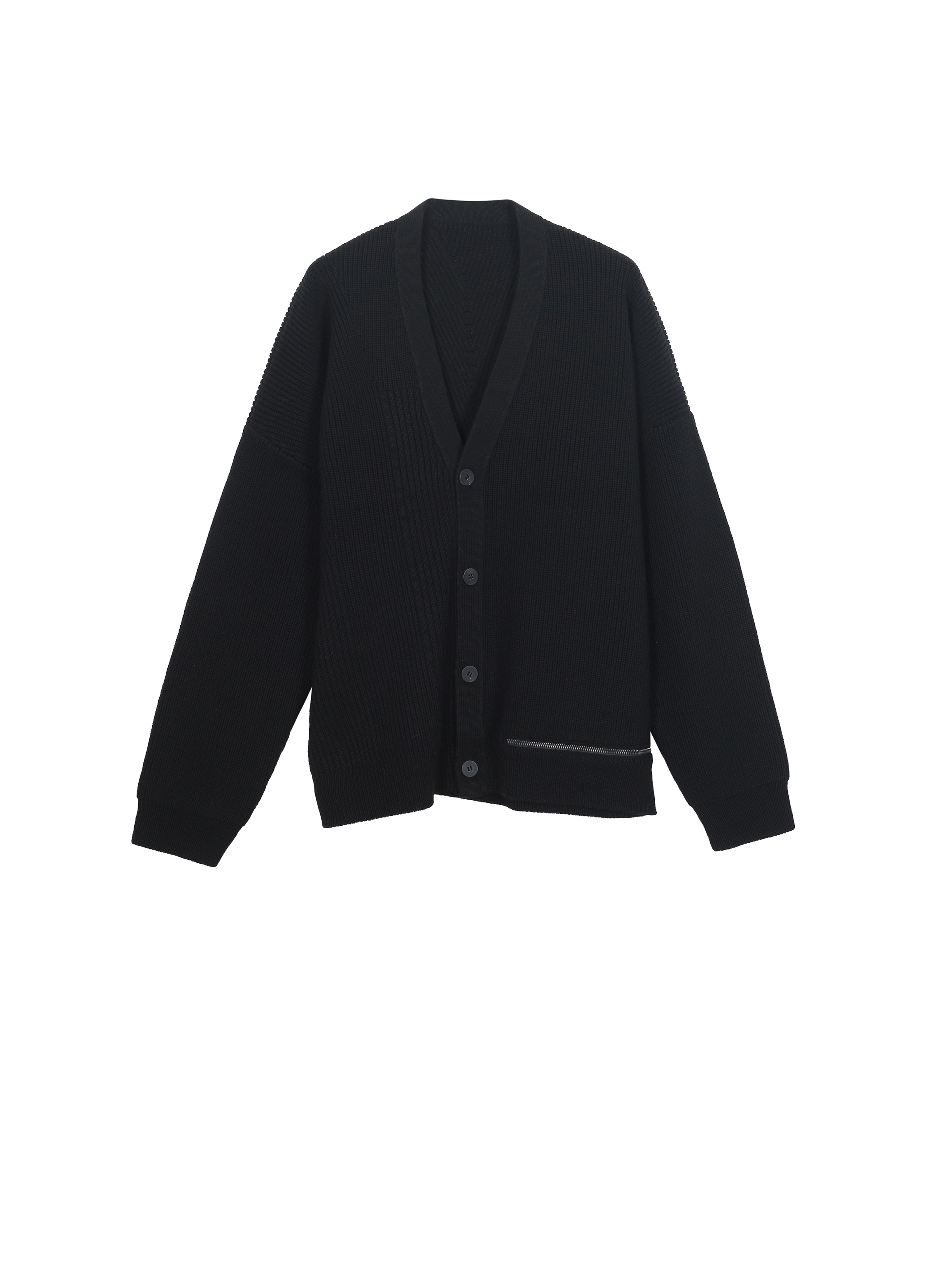 Front zip Oversized Cardigan — JNBY