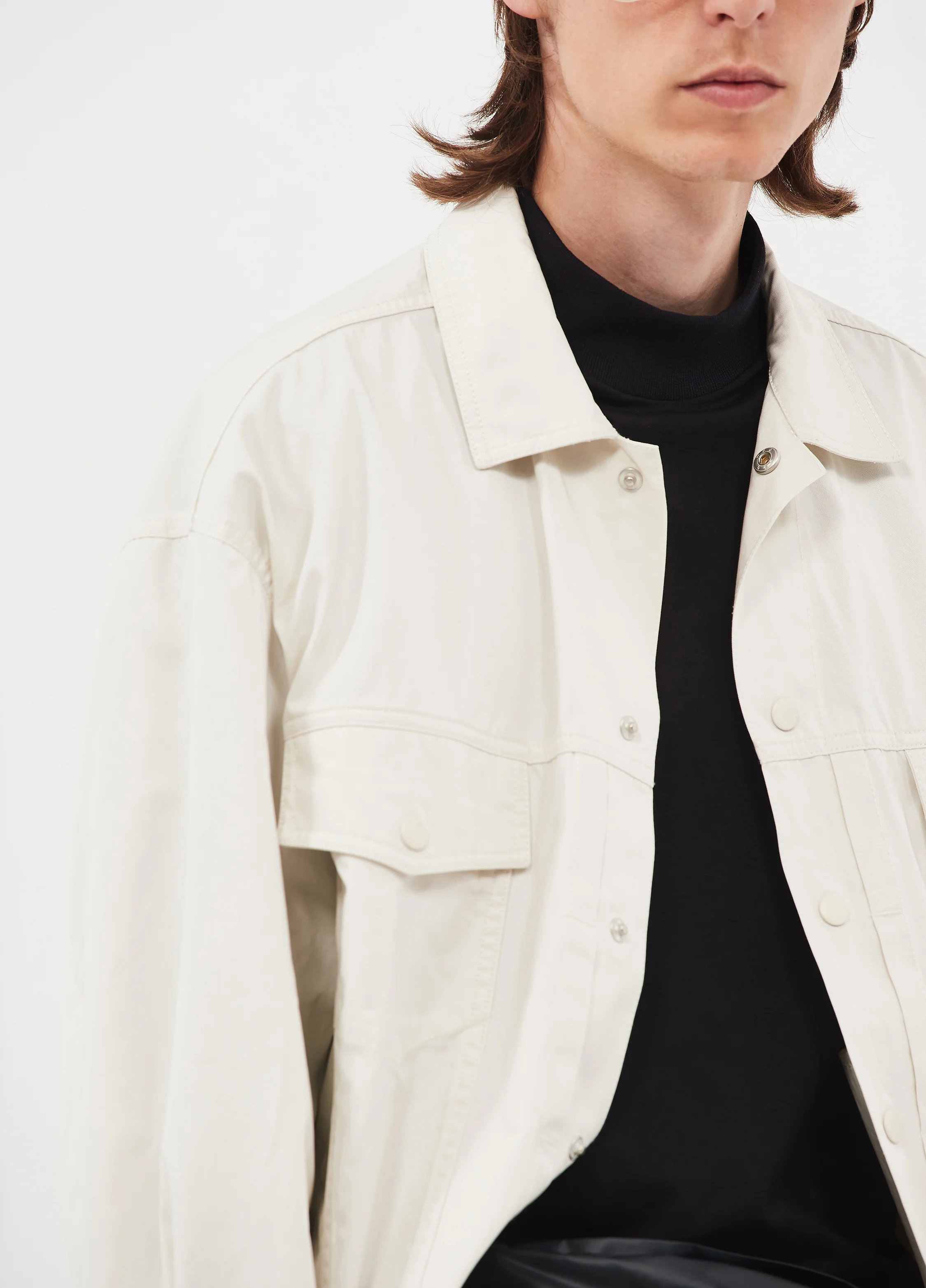 【BAON】Unini String Over Cotton Jacket String Denim Jacket — AGoodFun (fka JNBY USA)
