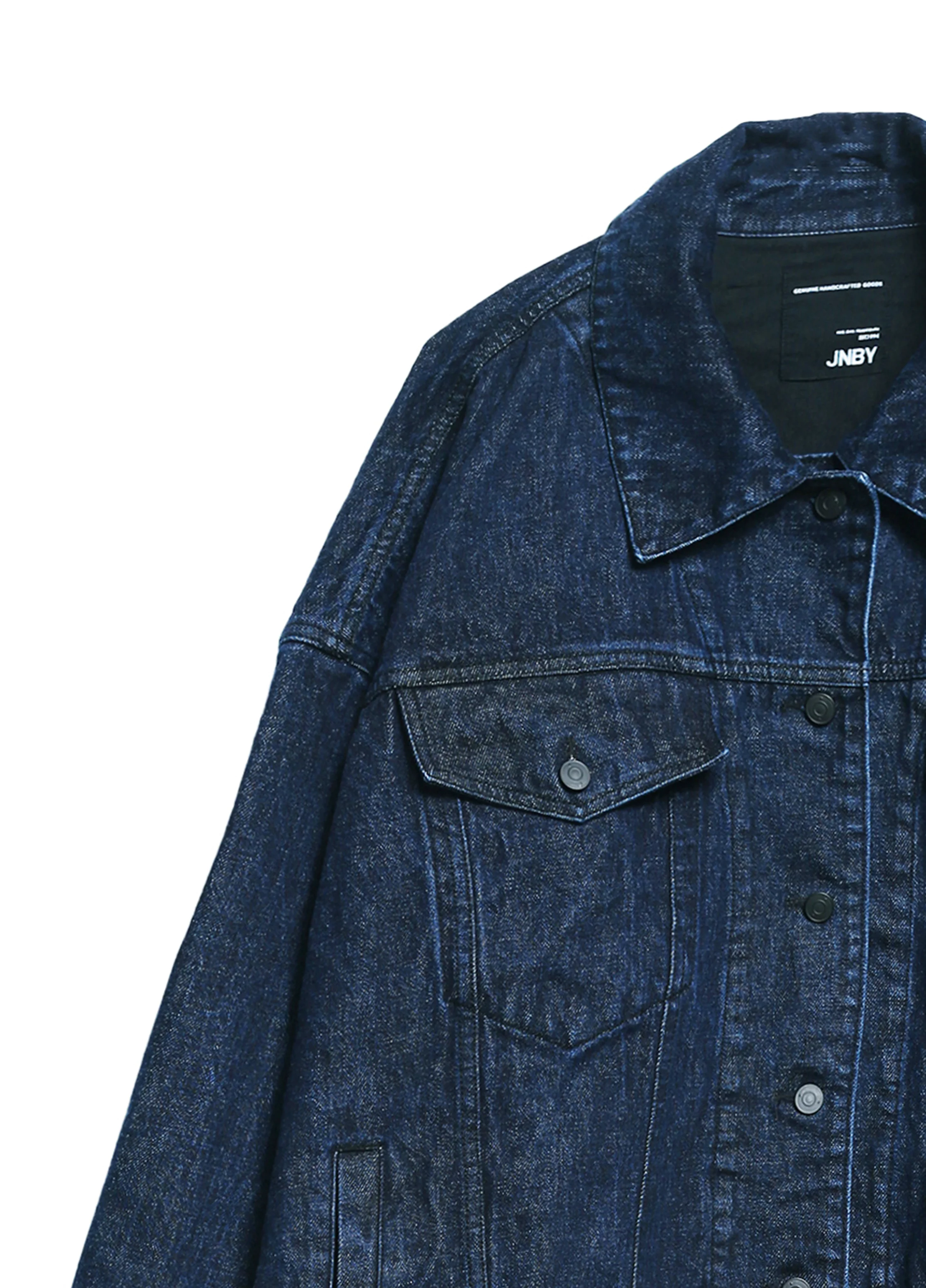 fashiru oversized denim jacket ネイビー Oversized Denim Jacket — AGoodFun (fka JNBY USA)