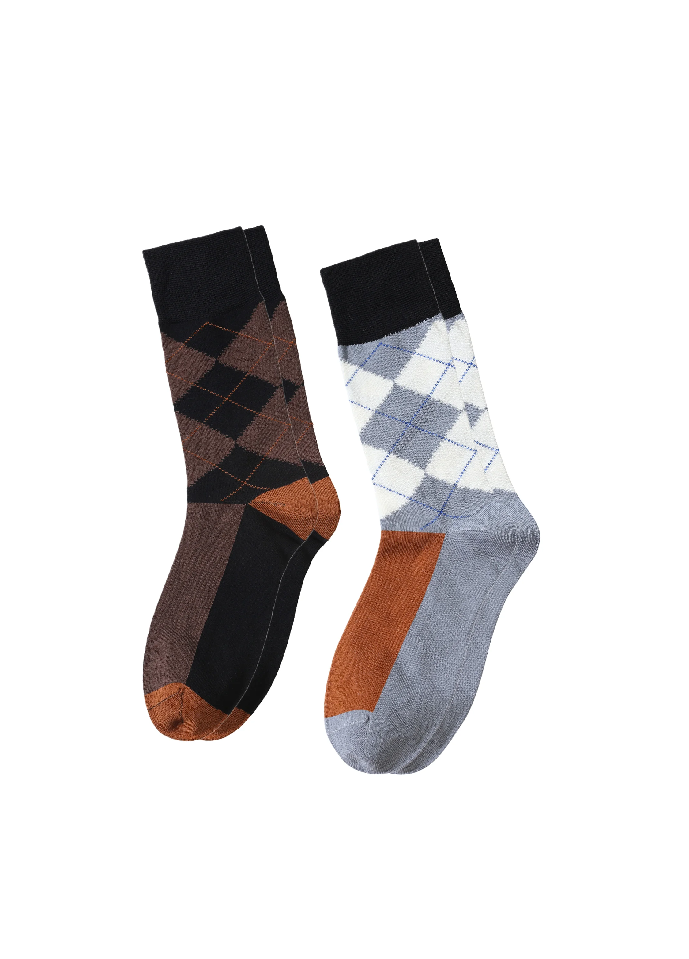 Diamond Pattern socks JNBY