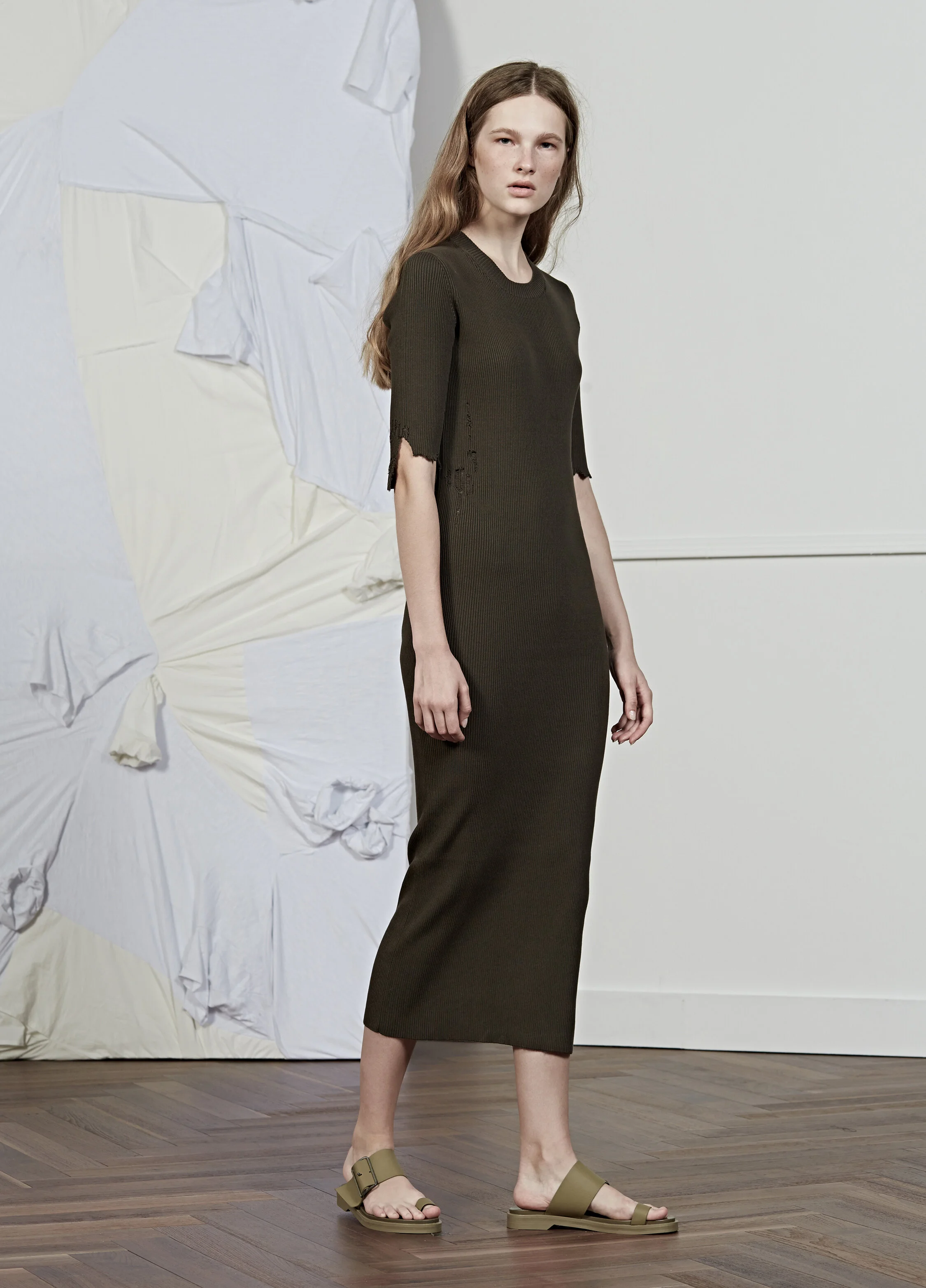ワンピース ye__yama Apolina Jane Dress Organdie タートルニットフレアワンピース｜JENNE(ジェンヌ)公式通販