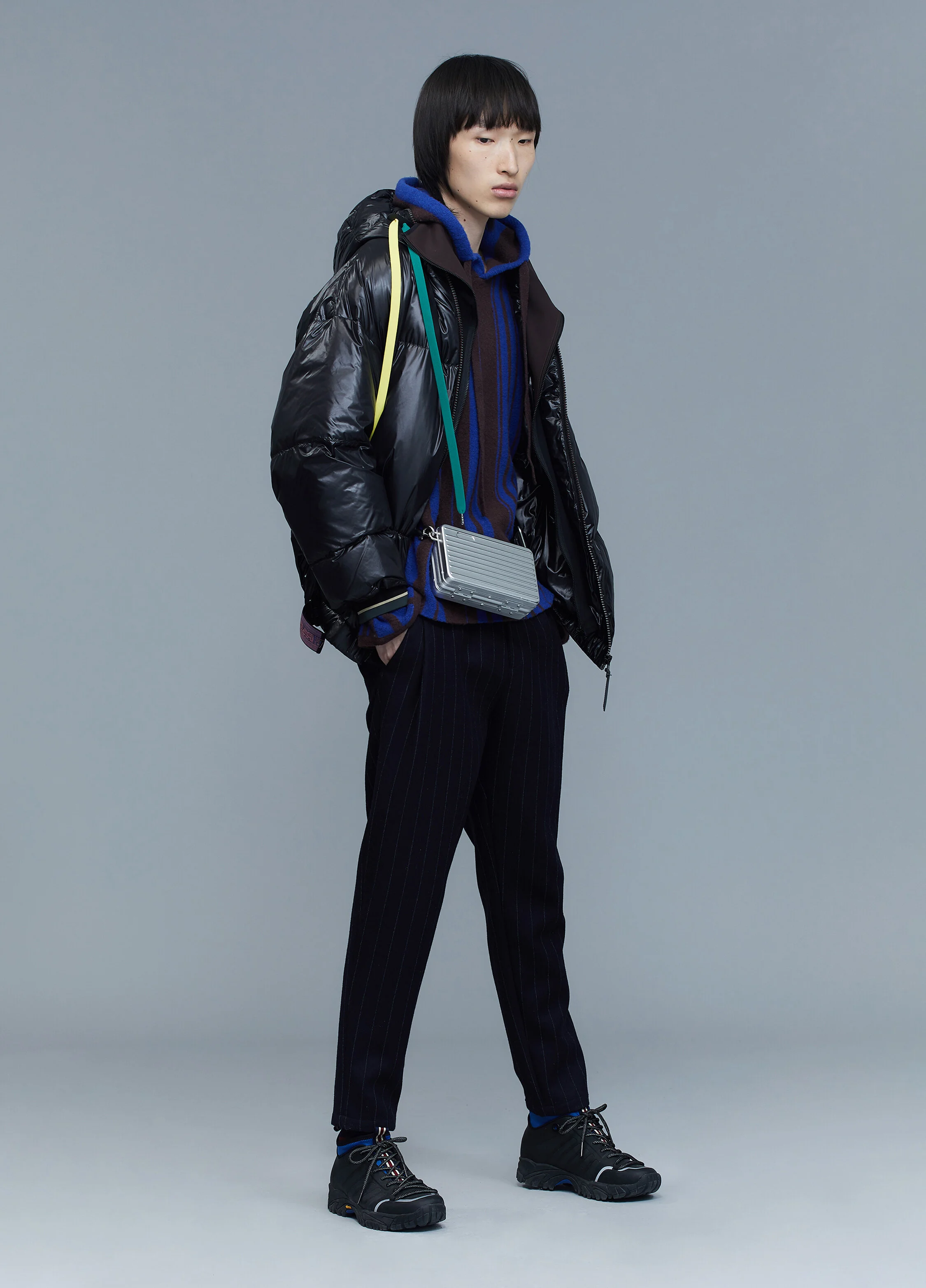Nylon puffer jacket discount mens