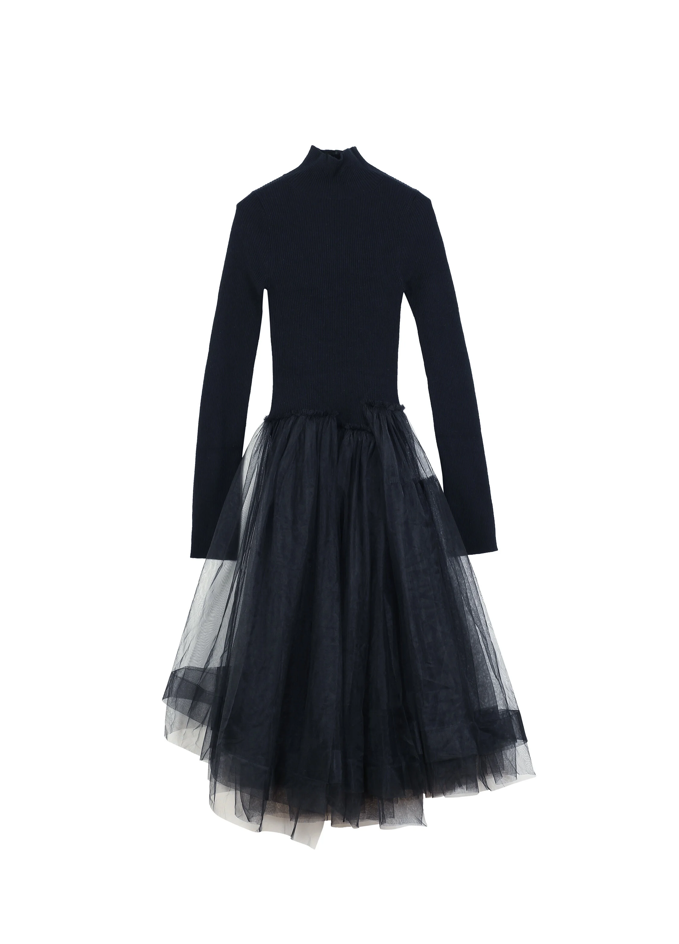 JNBY Sweater Dress with Tulle Bottom 