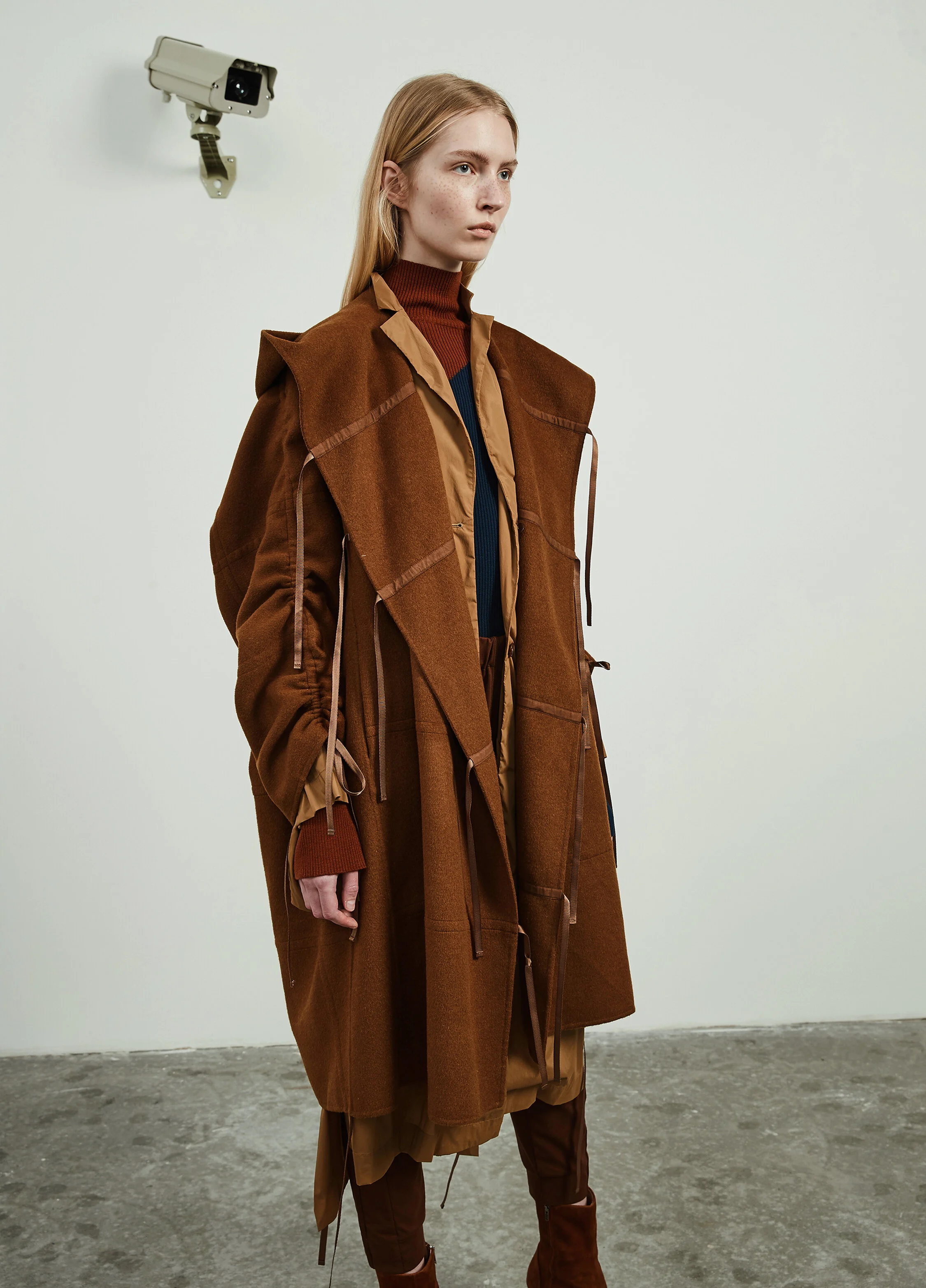 Hooded 2025 swing coat