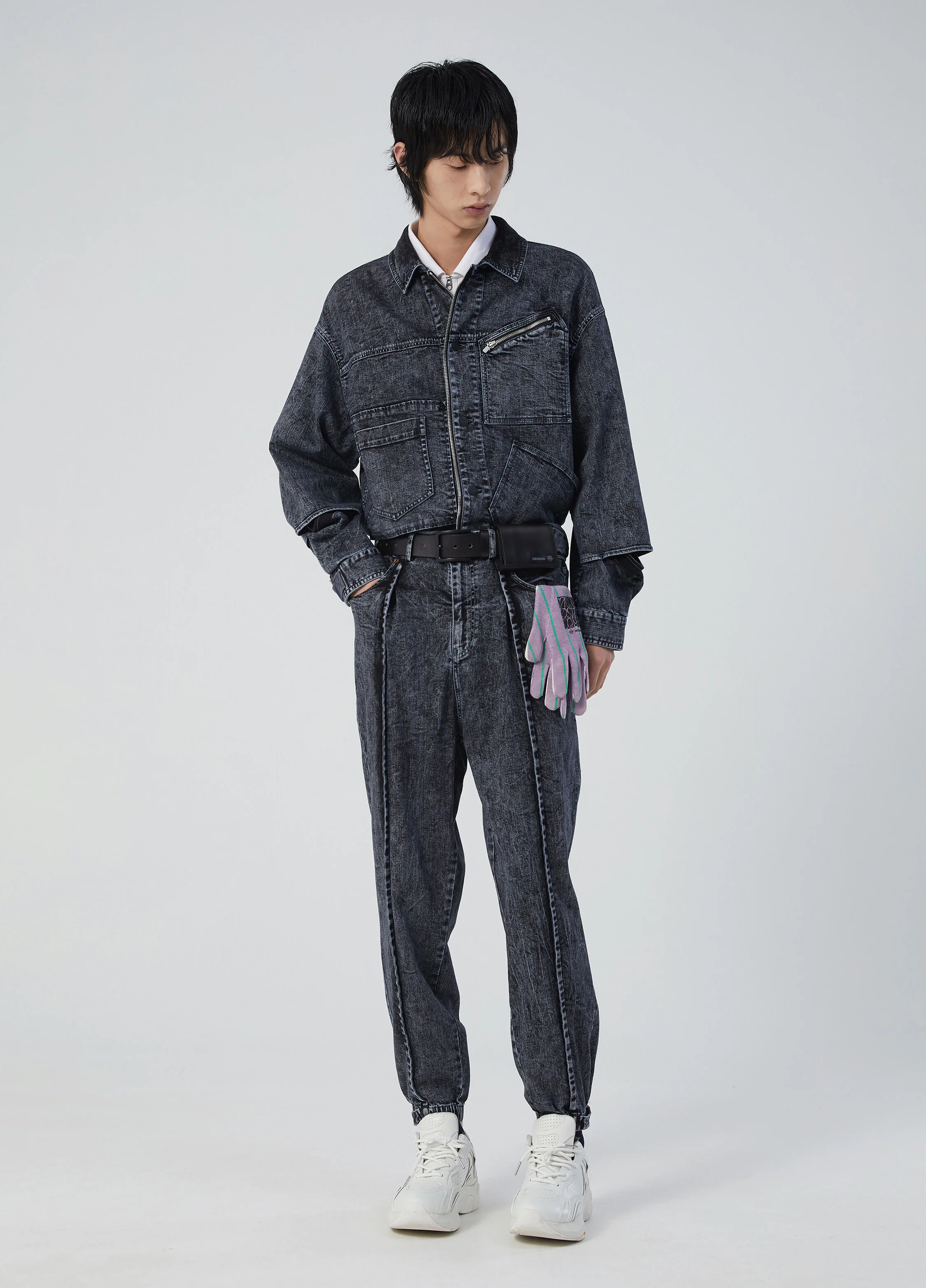 Croquis速写 Denim Jacket with Zipper Design | Runway Croquis速写 Denim Jacket with Zipper Design | Runway