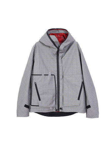Checked Shell Jacket with PVC lining — AGoodFun (fka JNBY USA) Checked Shell Jacket with PVC lining — AGoodFun (fka JNBY USA)