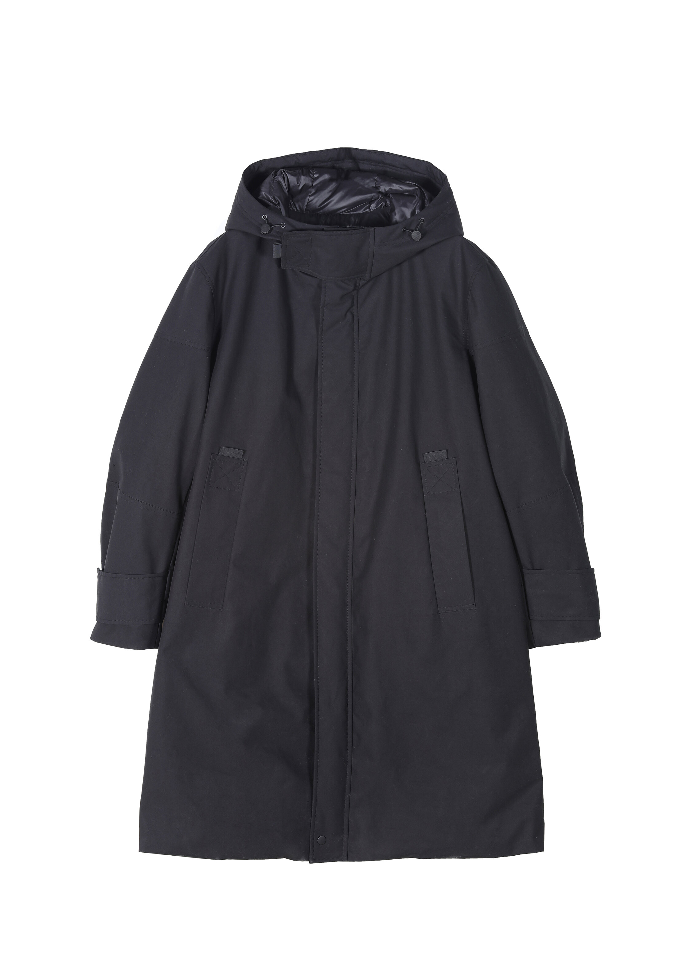 Hooded Long Downcoat