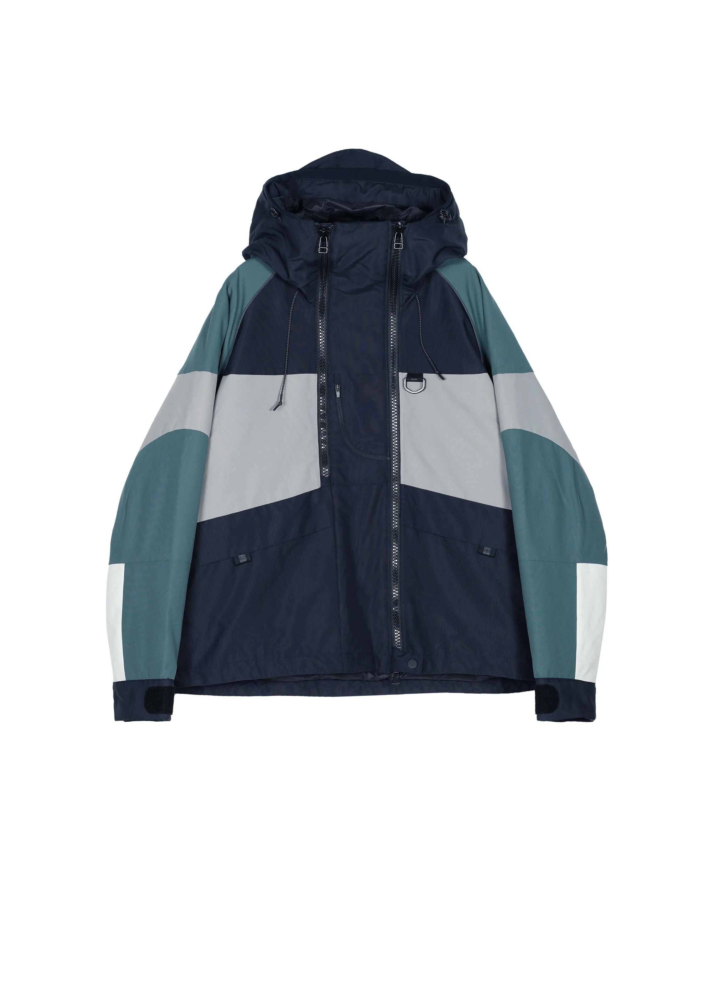 Color Block Down Jacket (Multiple Colors)