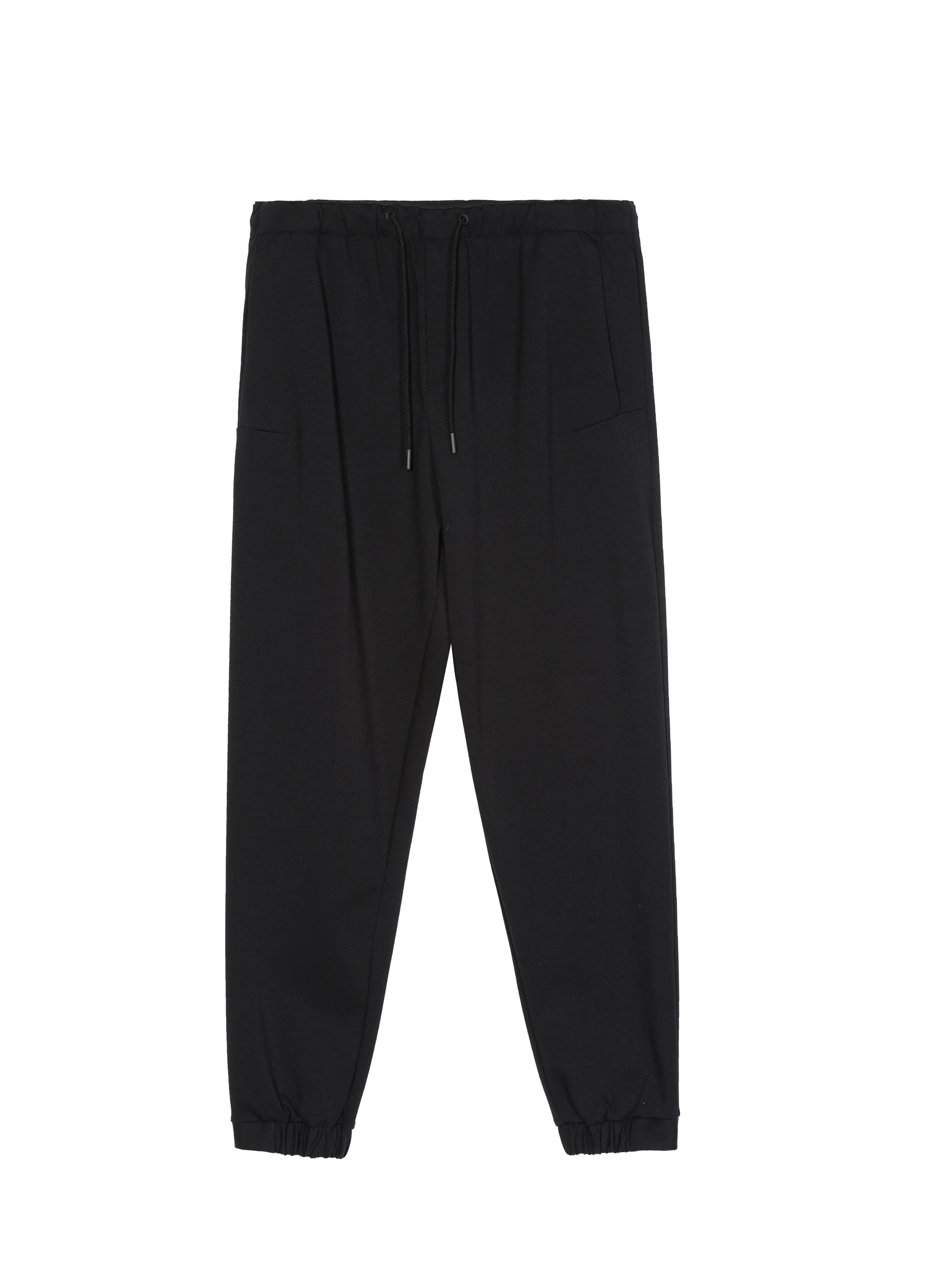 Track pants with drawstring waist