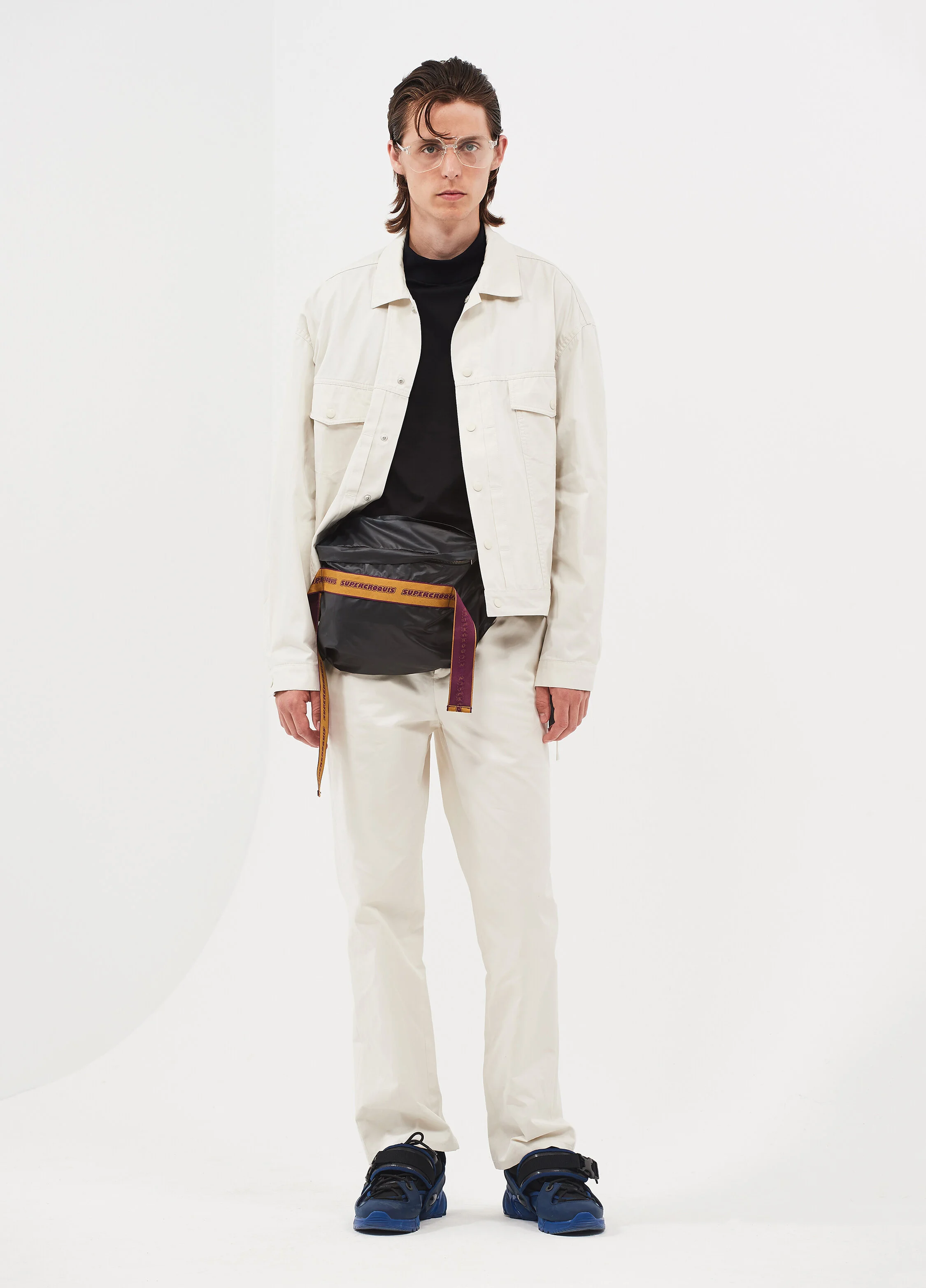 【Anyone more】Jerin Nylon Jacket String Pants SET Jacket mqdefault.jpg