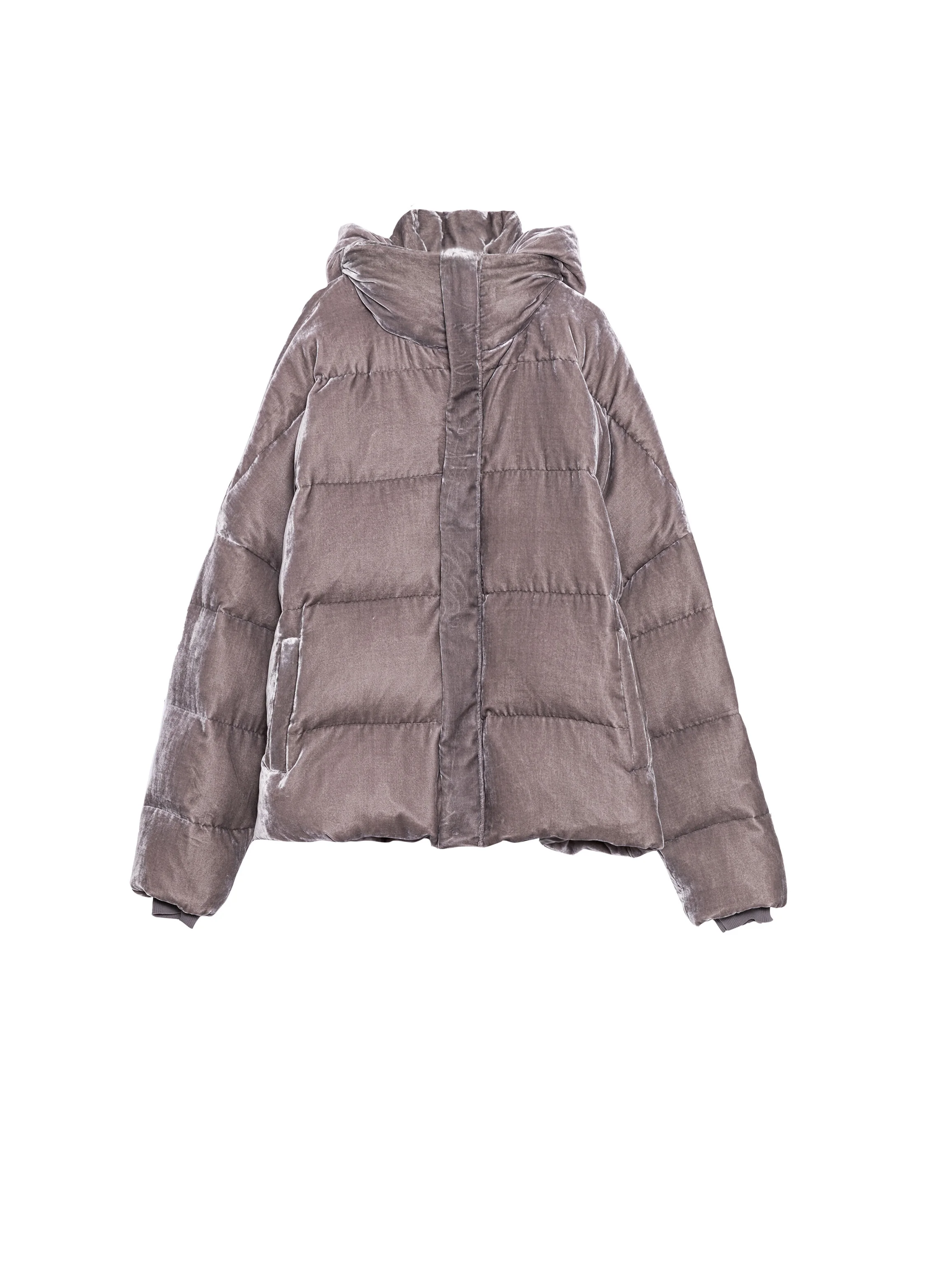 Velvet Down Coat