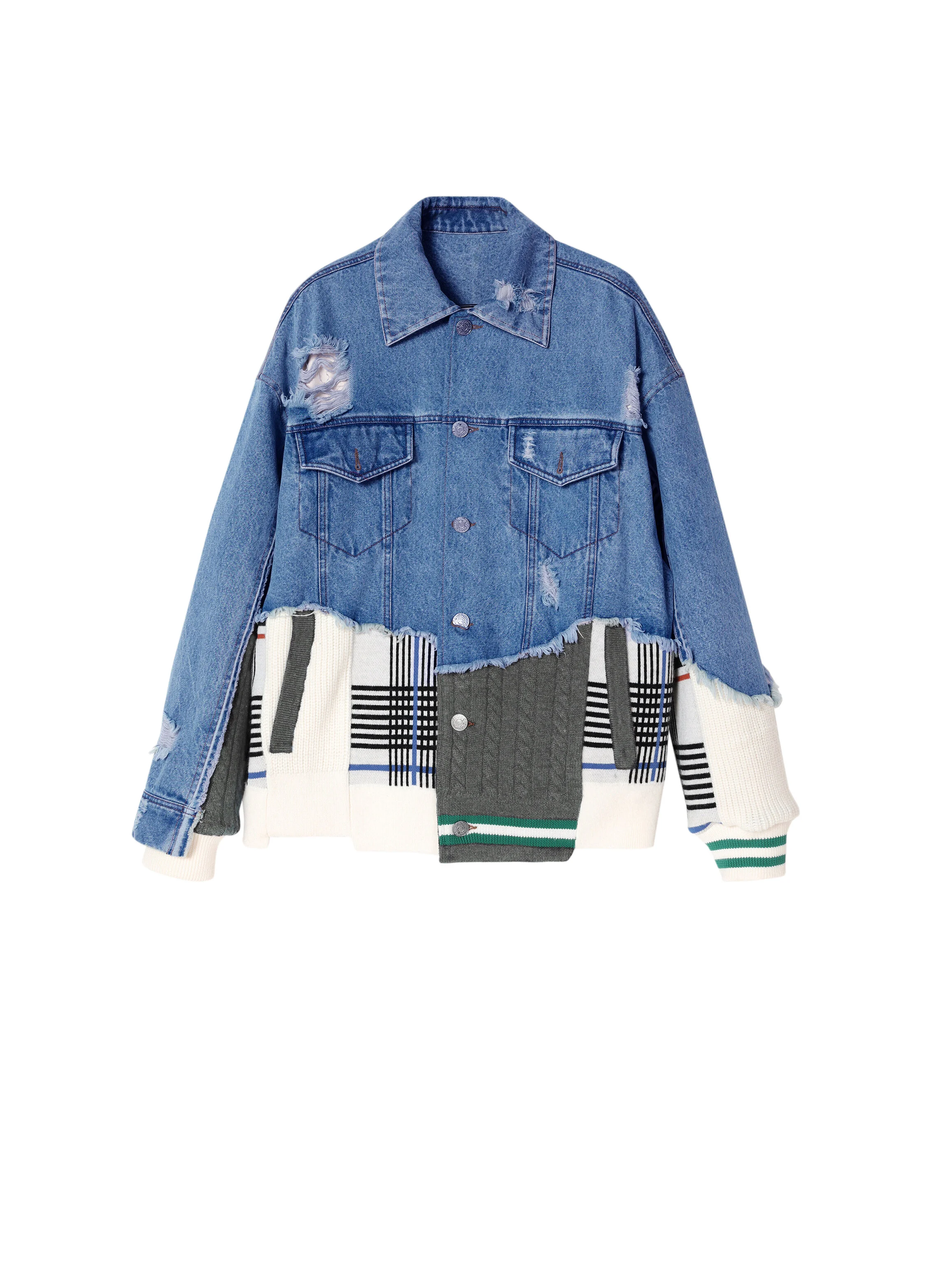 Croquis Deconstructed Denim Jacket — JNBY