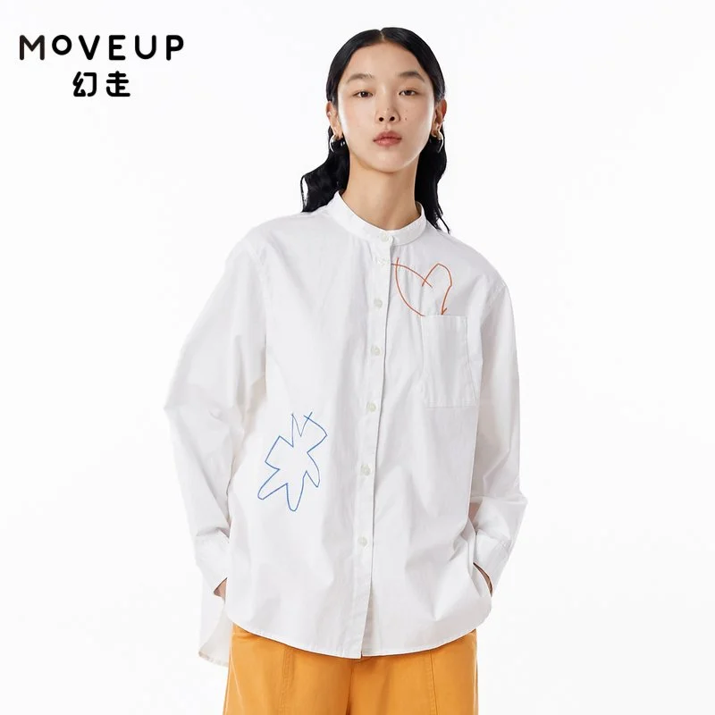 Loose Fit Embroidered Shirt