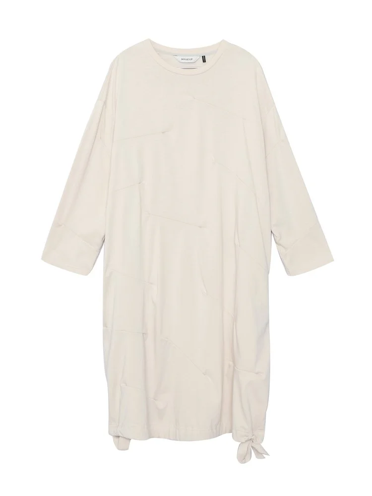 Designer knit dress with rubber-stamped pocket Design  AGoodFun