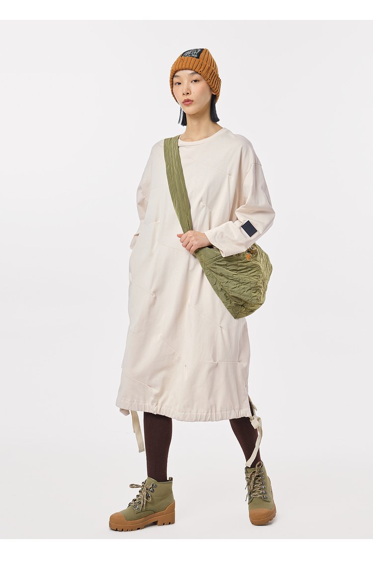 white christmas dresses Knit Dress with Golden Lurex Stripes – Akris Inc