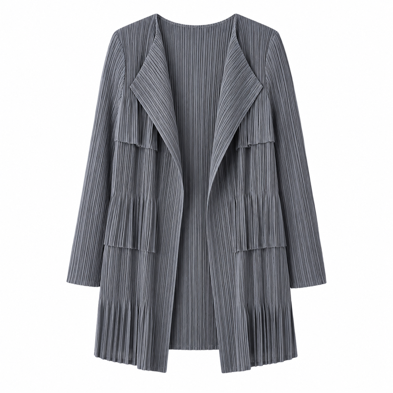Pleated Draped Jacket — AGoodFun