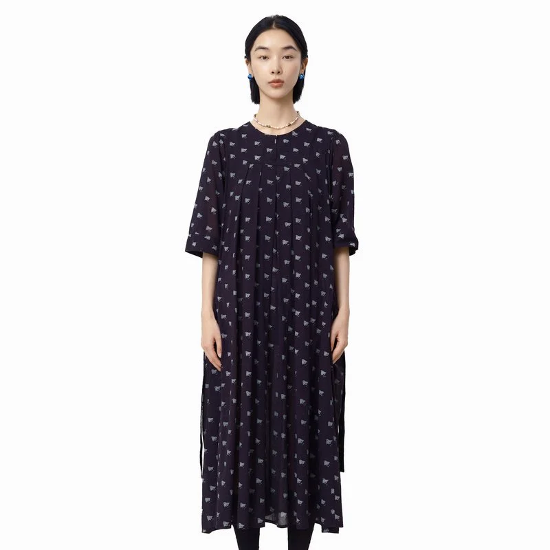 mock turtleneck long sleeve dress Splendid Rylee Turtleneck Dress - Black