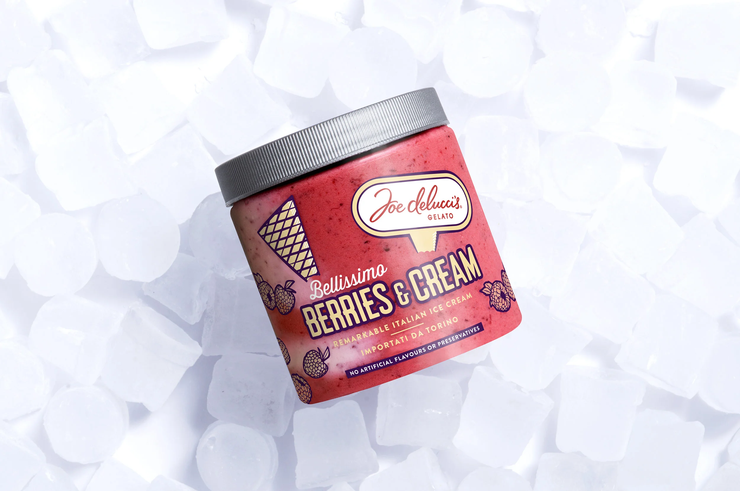 Each flavour was given its own typeface, colour palette and copy discoverable (eg. "how to cure brain freeze") to highlight the unique flavours and reflect the brand's playful personality.
