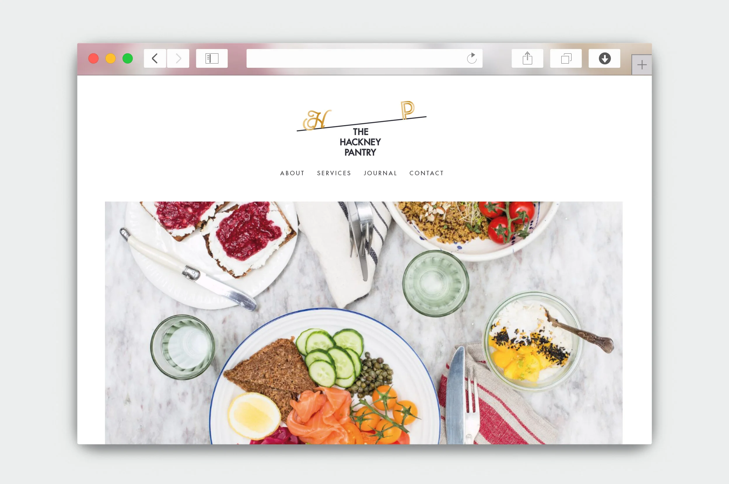 The logo also needed to be easily adaptable for their pop-up store, The Acton Pantry, and to any other location that the company grows.