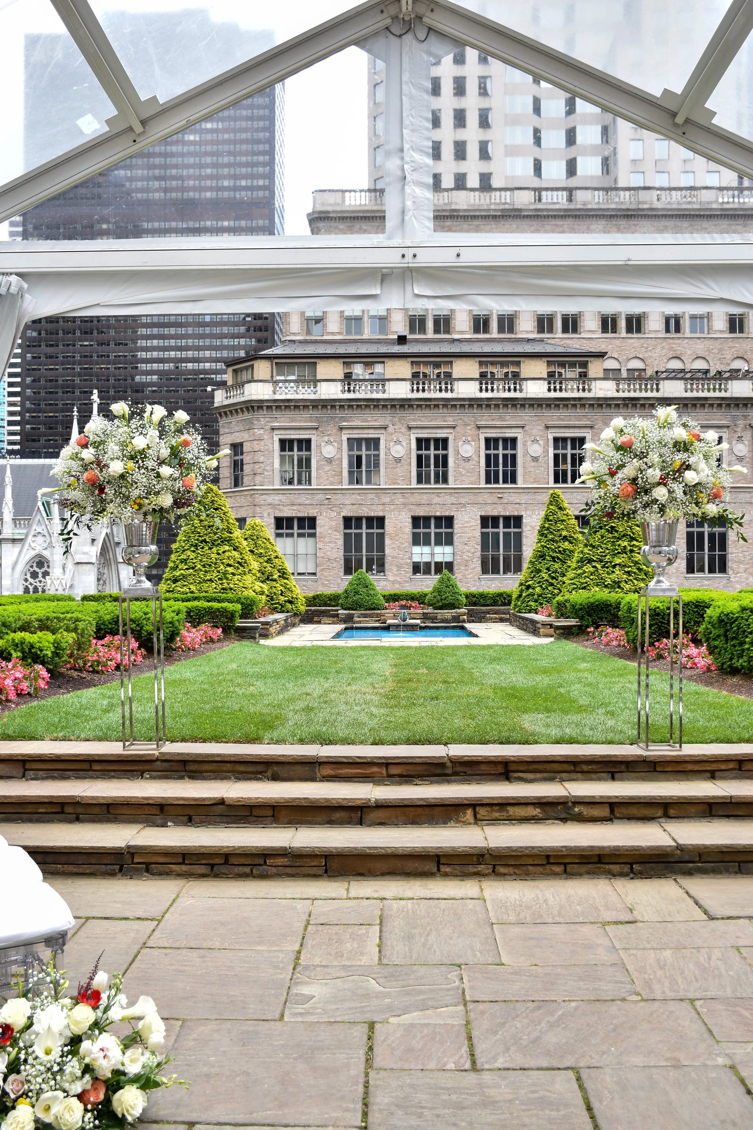 Pedestal Flowers