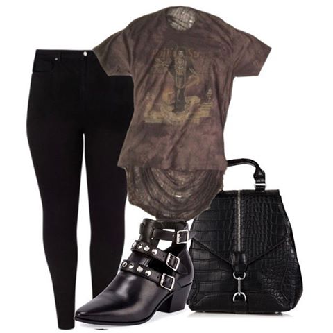 Channel your inner rocker with the Jimi tee, pair with skinnies, booties, and a simple but statement backpack for an everyday look.