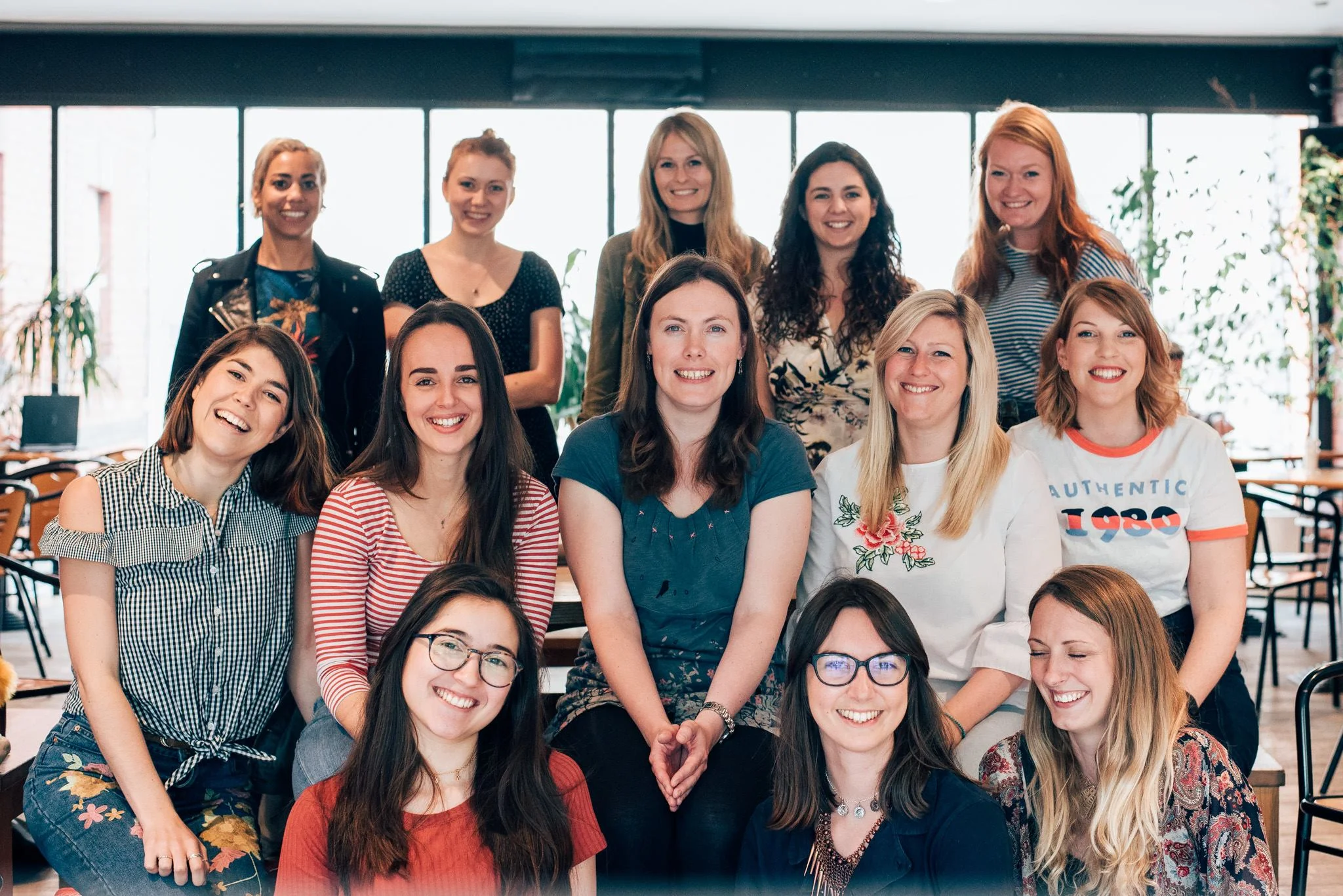 The very first Bristol Girl group photo, taken by Sophie Carefull