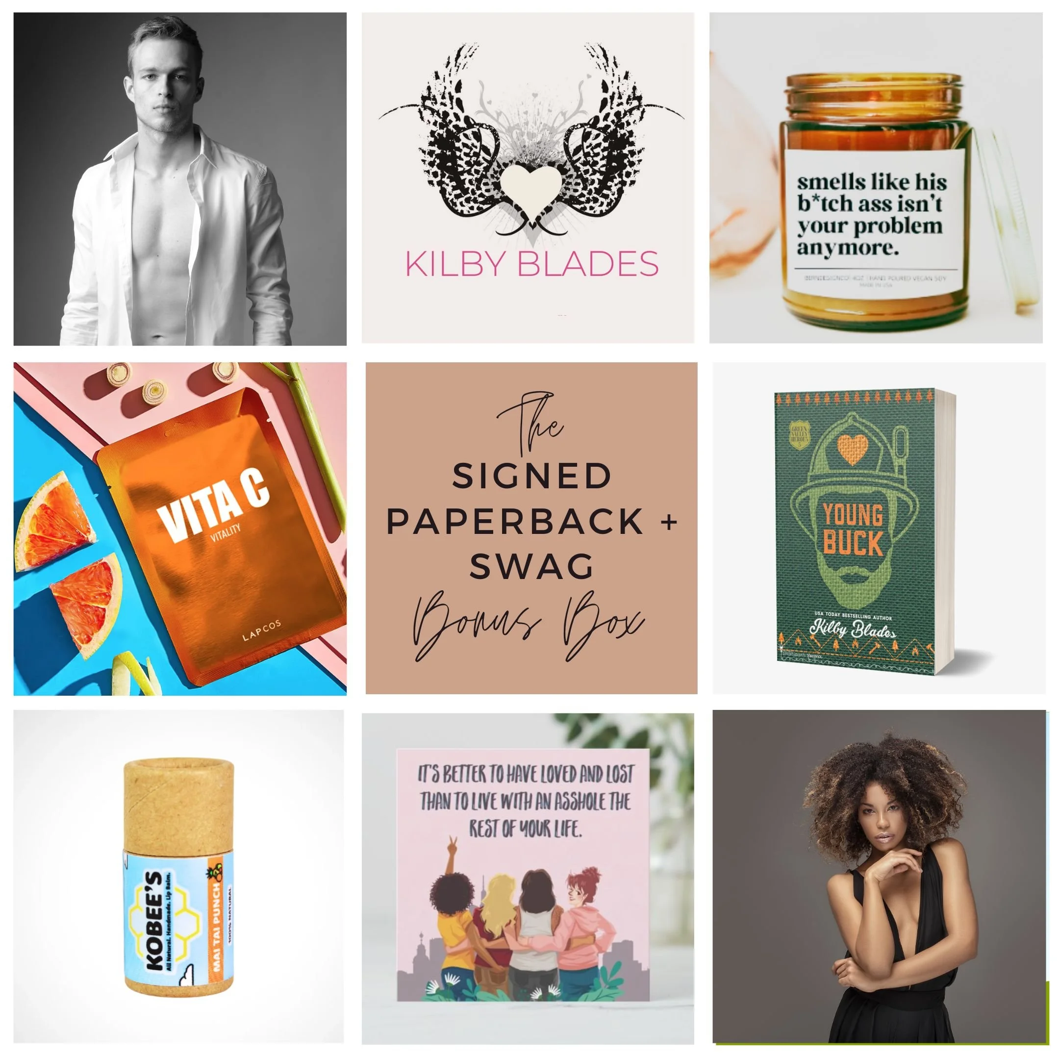 Young Buck Signed Paperback + "Full Experience" Swag Box