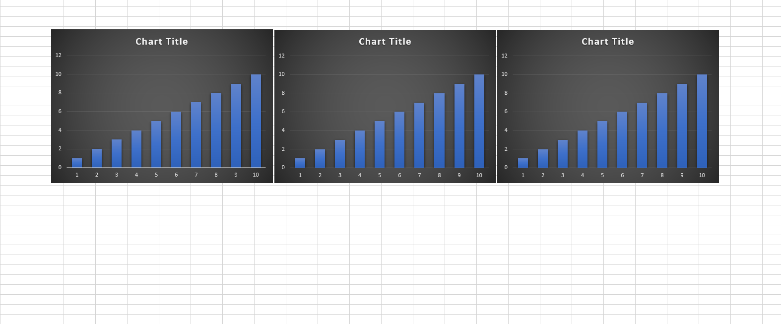 Excel Resize Chart