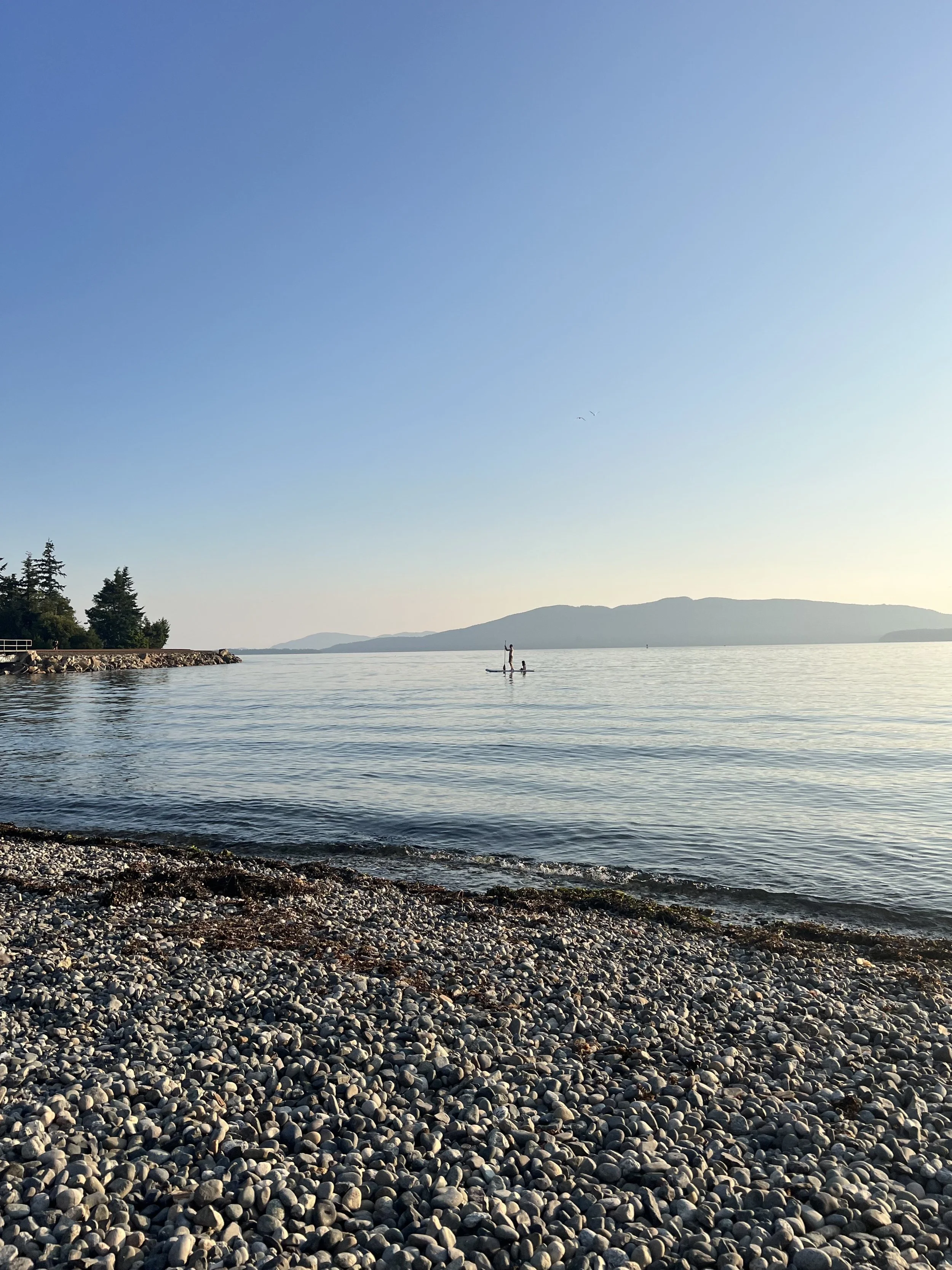 Paddleboarding at Marine Park Bellingham