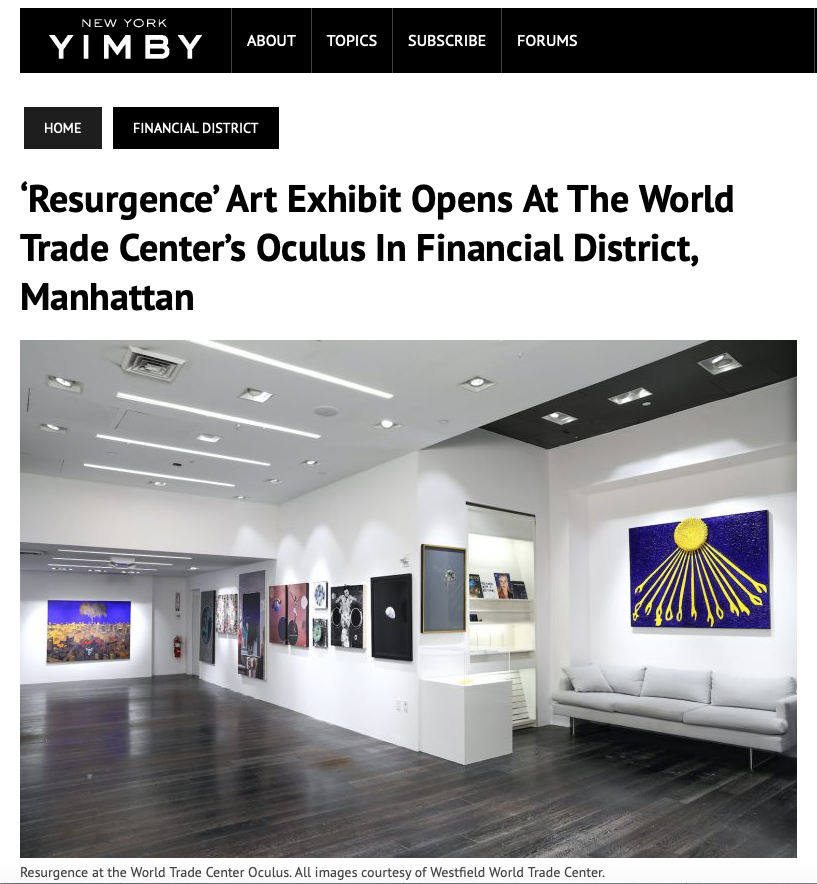 ‘Resurgence’ Art Exhibit Opens At The World Trade Center’s Oculus In Financial District, Manhattan