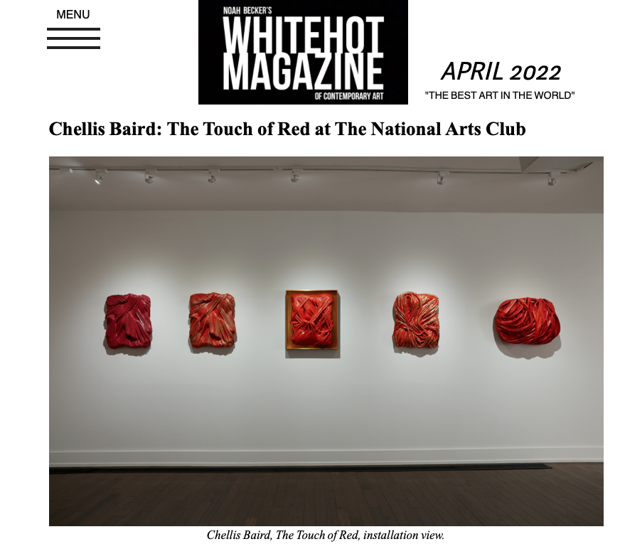 Chellis Baird: The Touch of Red at The National Arts Club