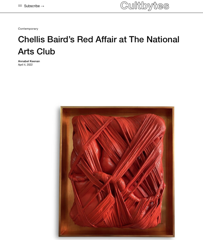 Chellis Baird’s Red Affair at The National Arts Club Annabel Keenan