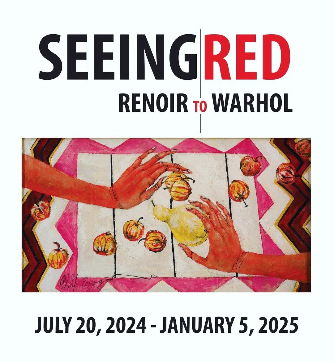 Seeing Red: Renoir to Warhol July 20, 2024 – January 5, 2025 &nbsp; The Nassau County Museum of Art will present&nbsp;Seeing&nbsp;Red: Renoir to Warhol