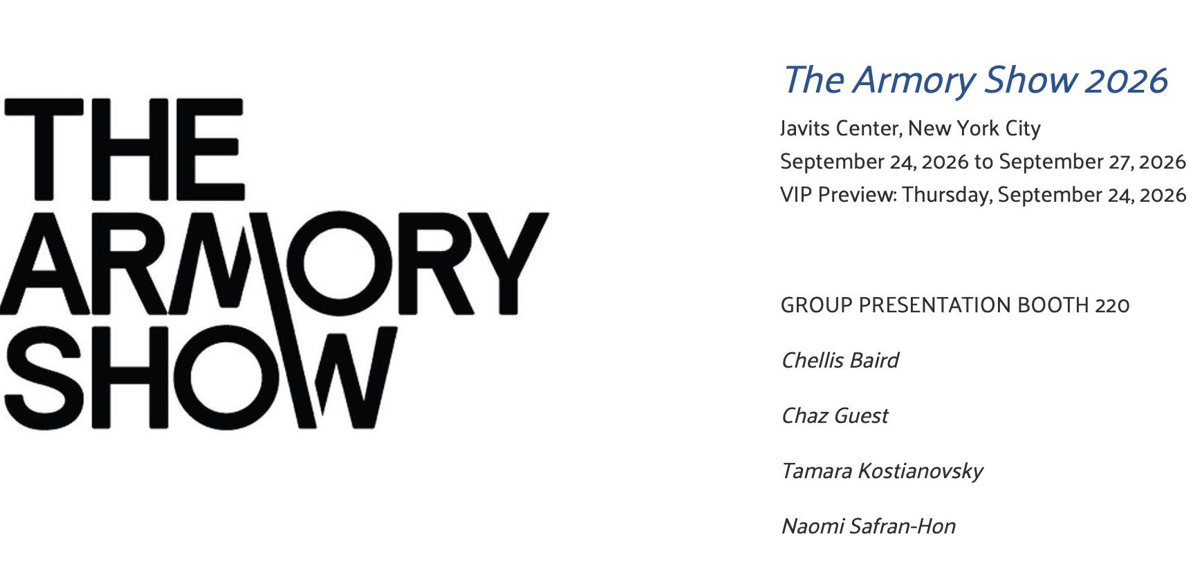 Armory Art Fair