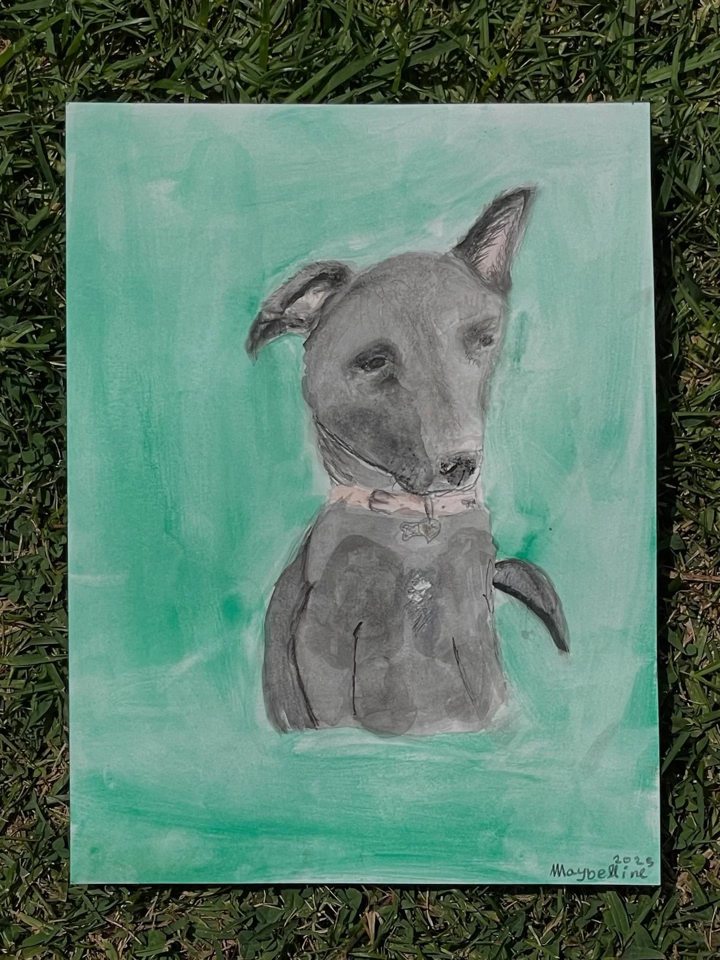Cherry and Kodi 🎀 ⭐️ 
Wonderful watercolor portraits by May and Lucy