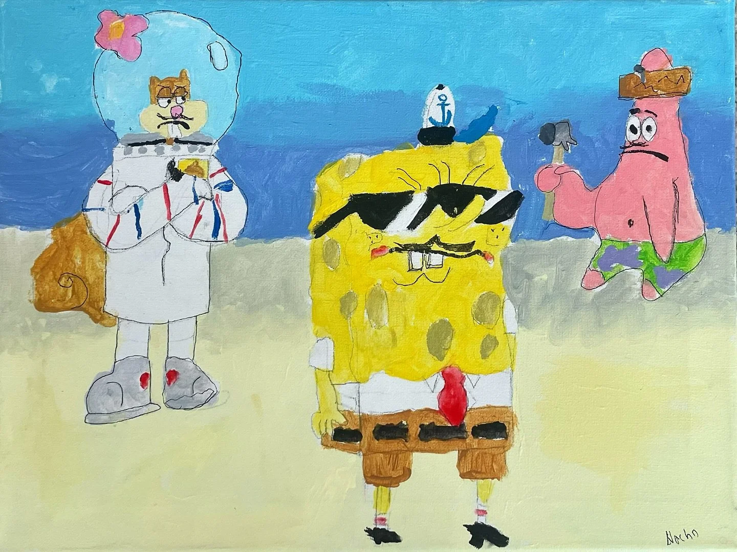Just a regular old day in Bikini Bottom 🍍💖