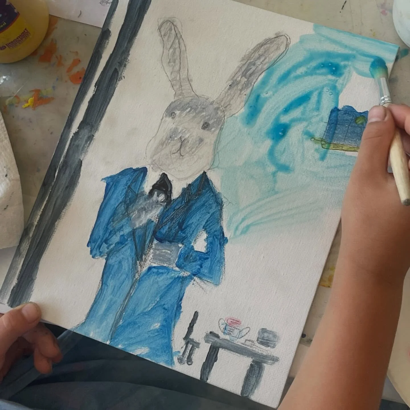 One dapper rabbit 🐰