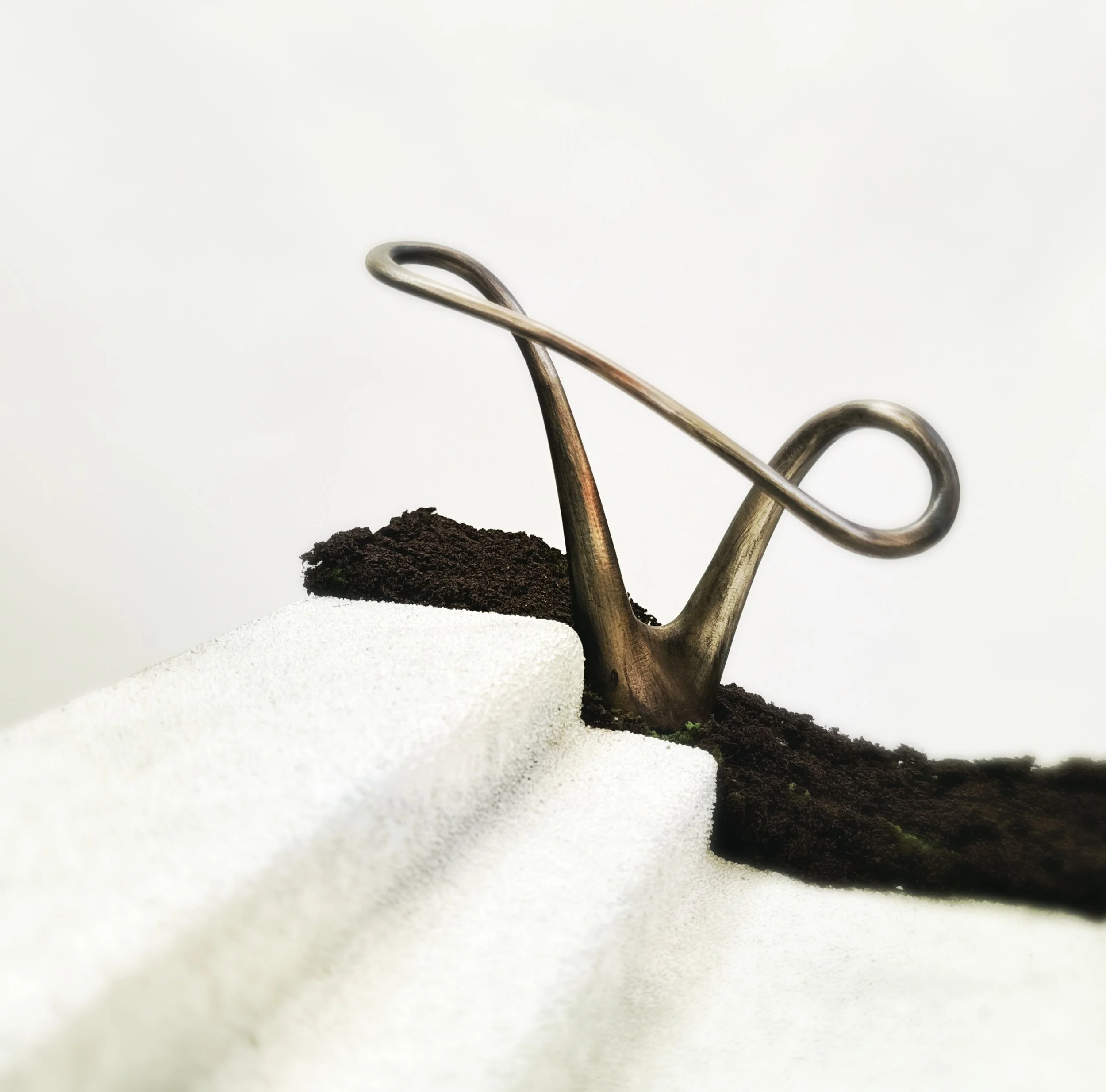 Bronze Stair Rail (model)