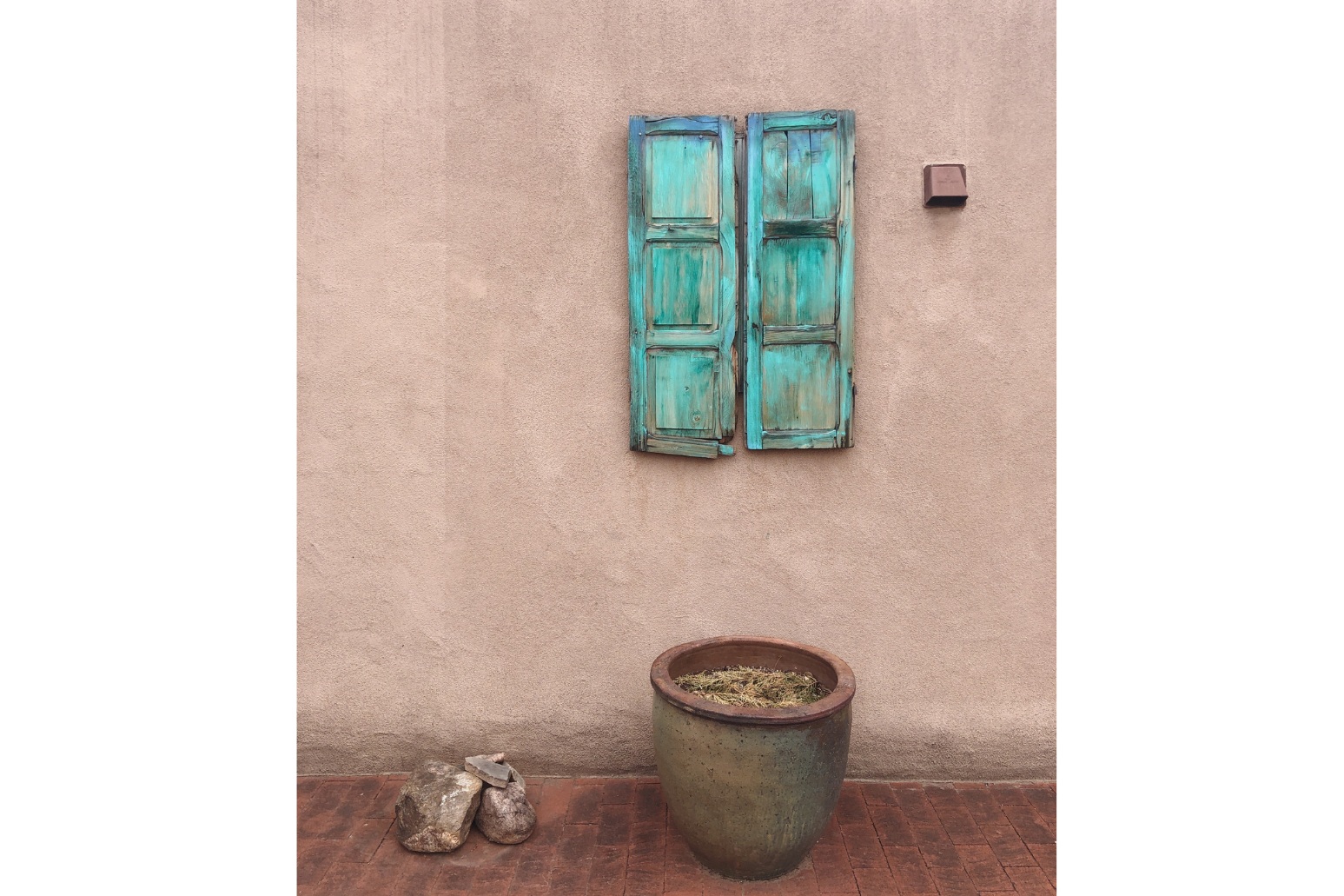 'The most photographed shutters in Santa Fe', according to a local artist.