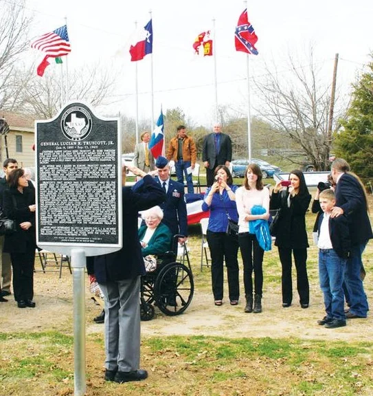 Gen. Truscott Hist. Marker Dedication