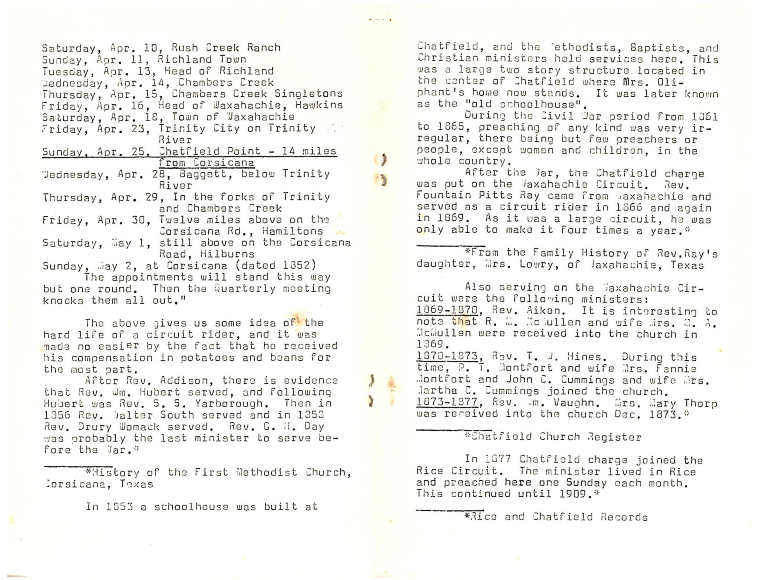 Chatfield MC Centennial: Page 4