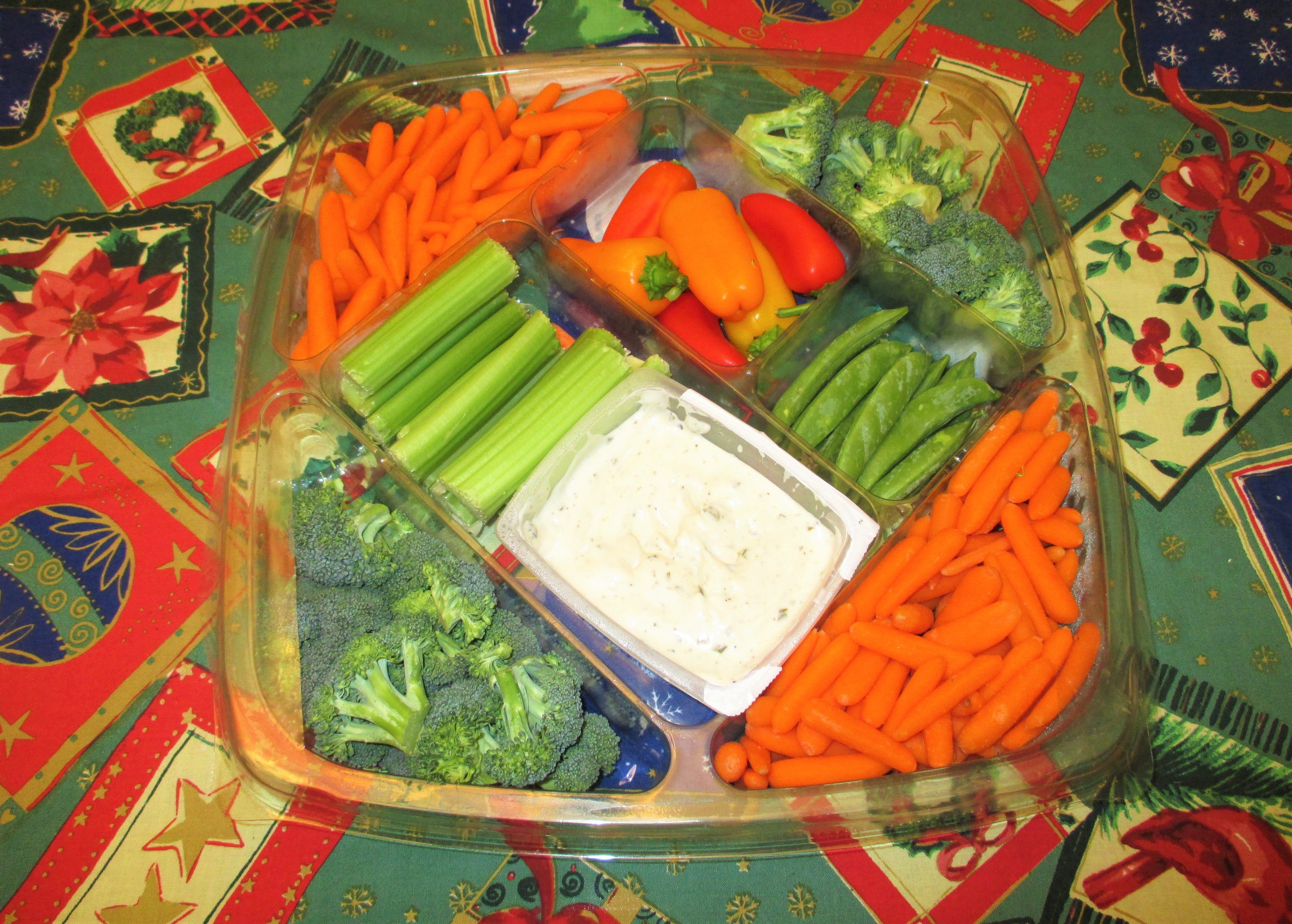 Use up your leftover veggie tray before you have to toss it in the compost pile!