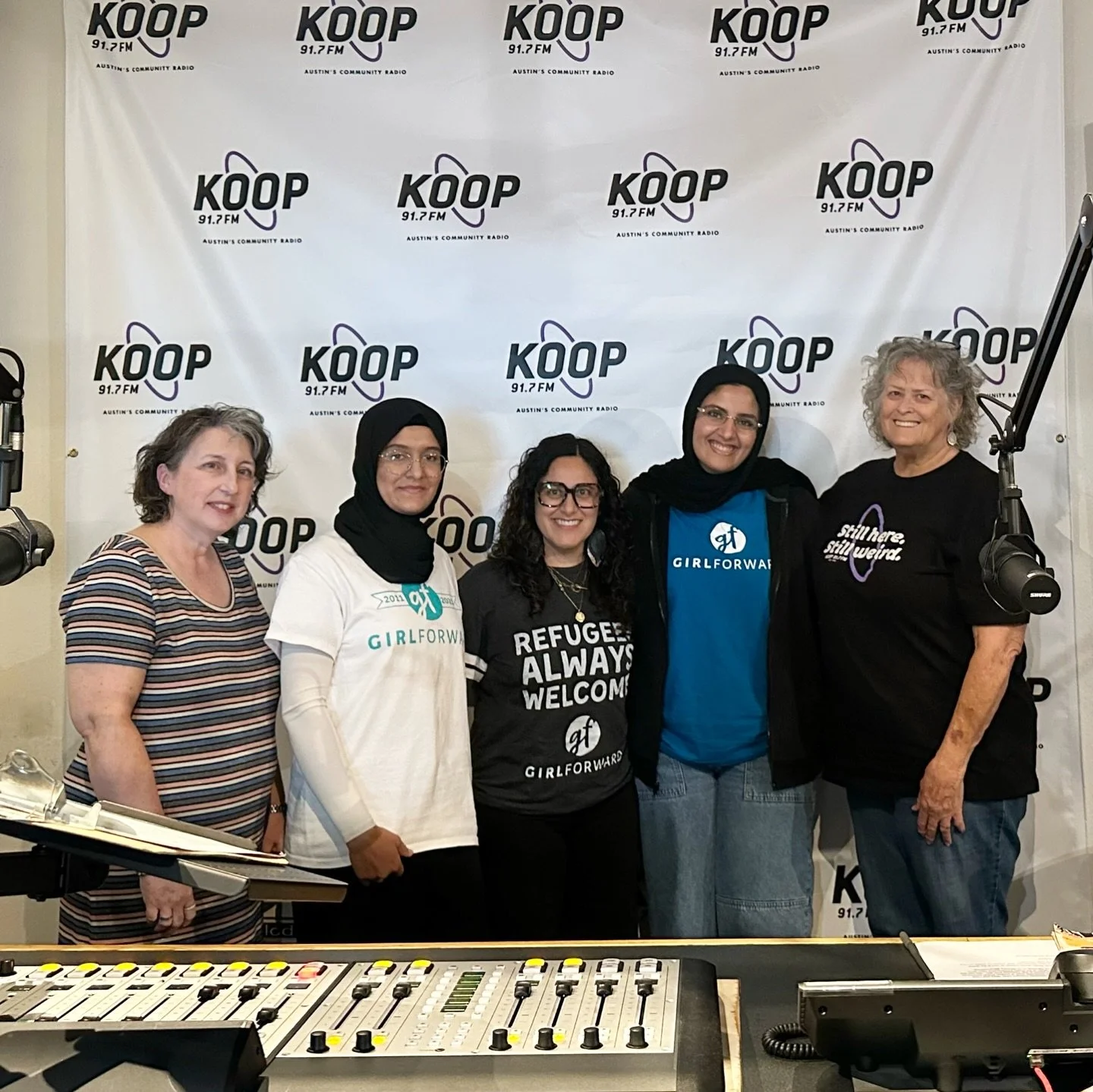 We&rsquo;re live on @koopradio! 🥰 This past week, Raghad and Hajera joined Johanna, our Executive Director, for a live radio interview with Michelle Manning-Scott and Nora Redfern on Community Partners Chat. 

Raghad and Hajera shared memories from 